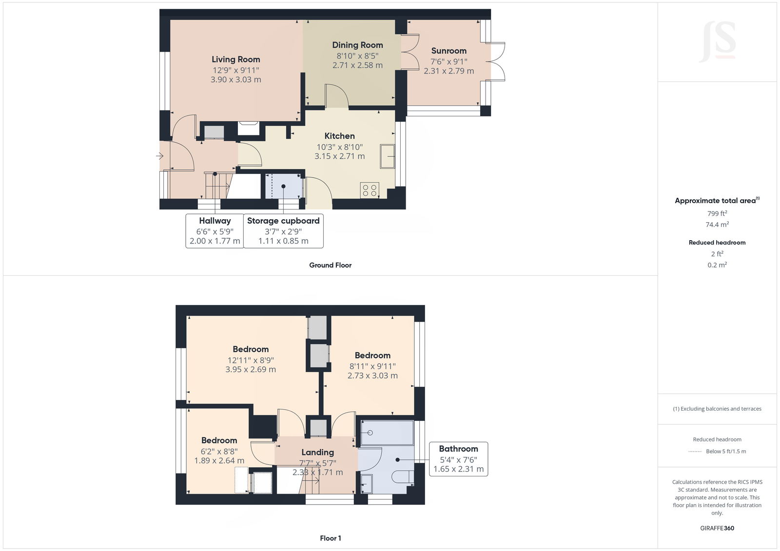 18, Ely Road, Worthing floorplan