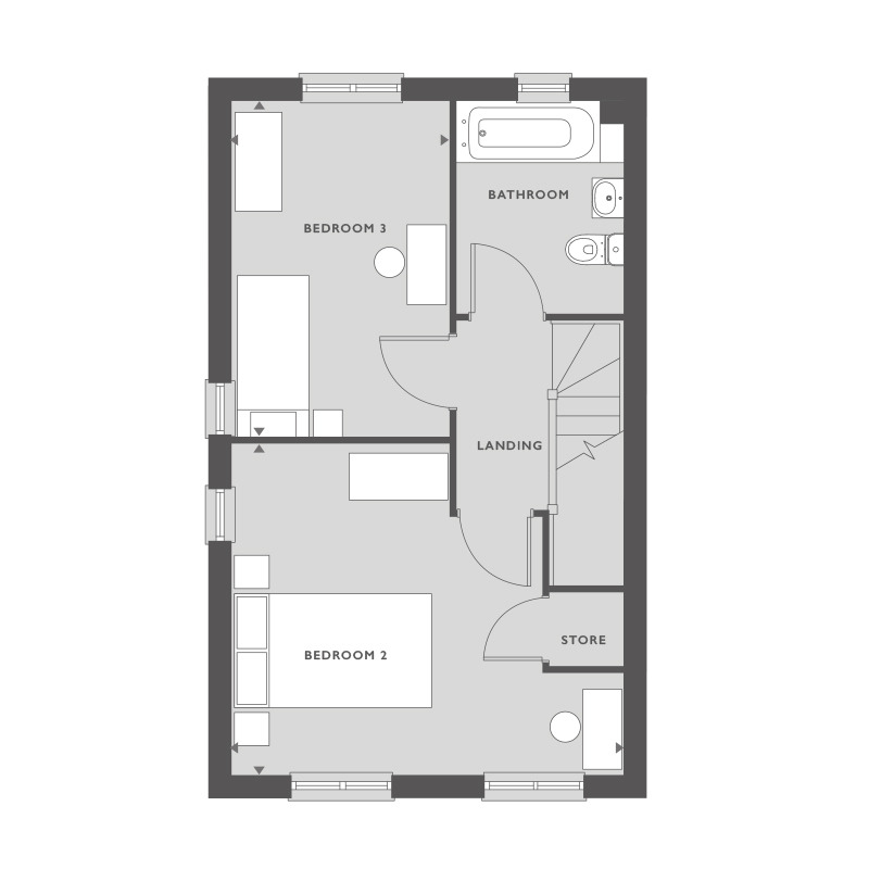 153, Hay Lake Crescent, Yaxley floorplan