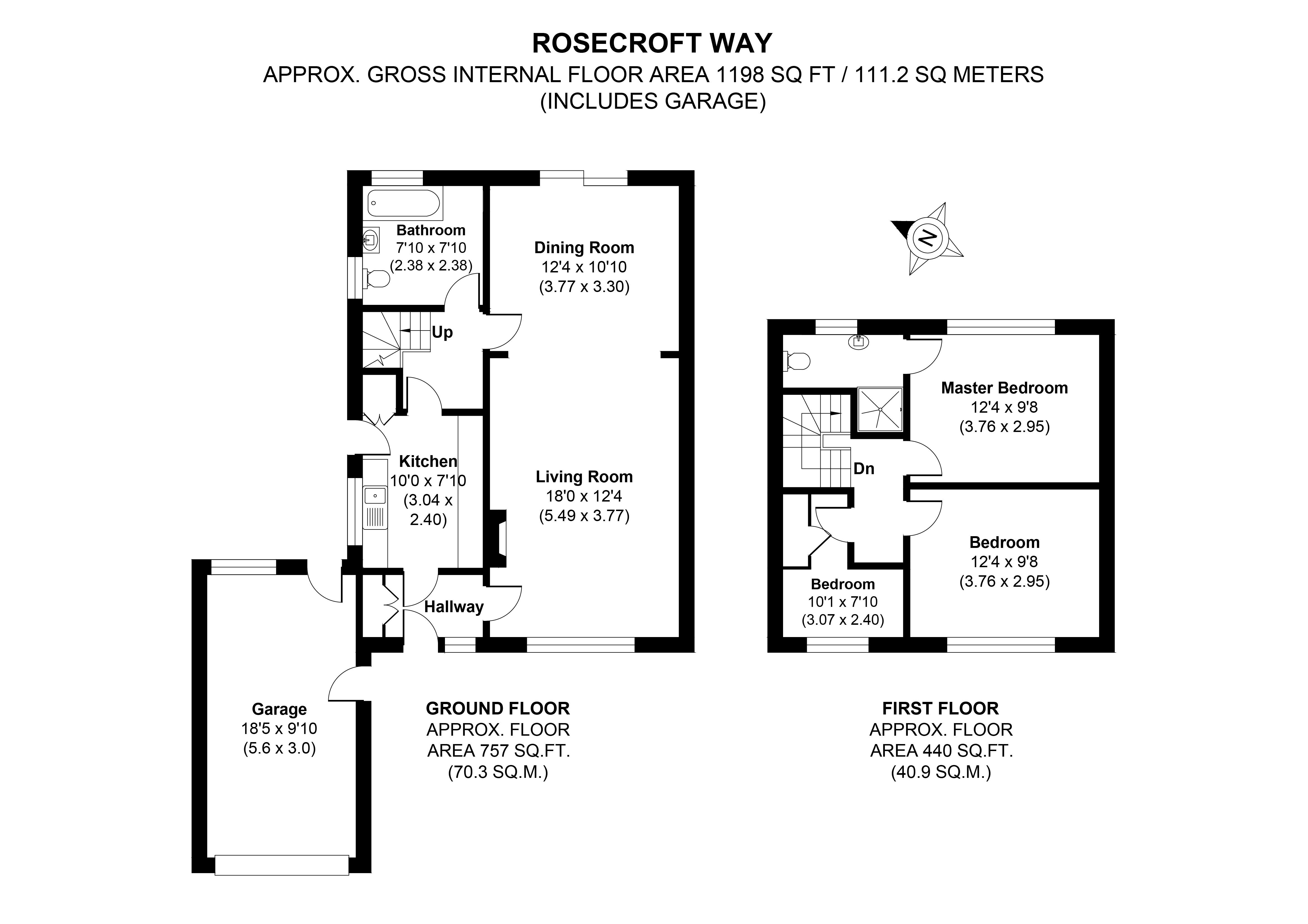 3, Rosecroft Way, Reading floorplan