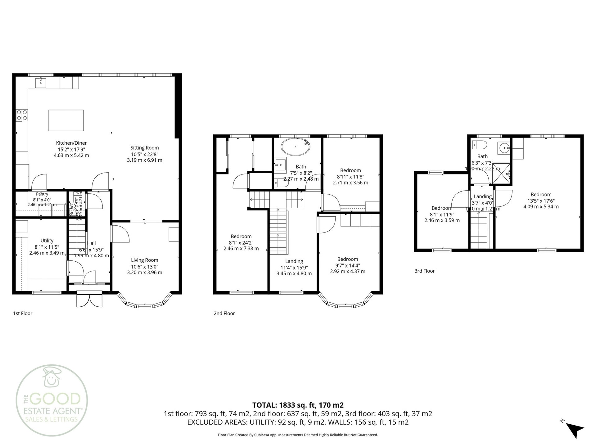 24, Windermere Road, Wilmslow floorplan