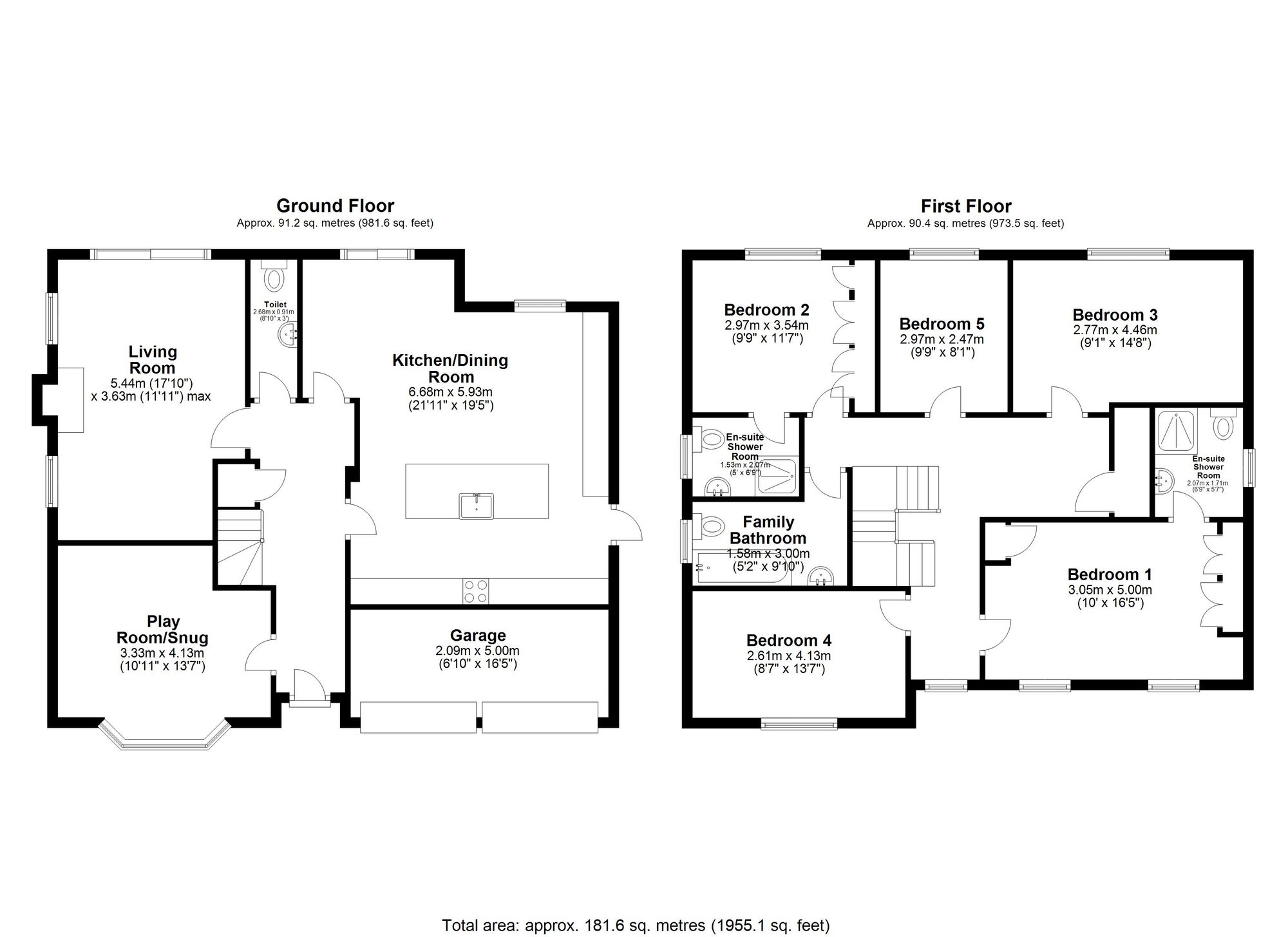 10 Limekiln Close, Royston floorplan