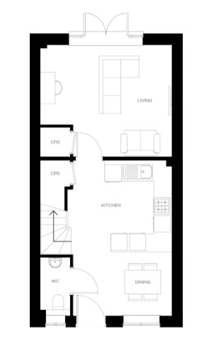 NEW MP 2B Terrace,, Conquerors Gate, Battle floorplan