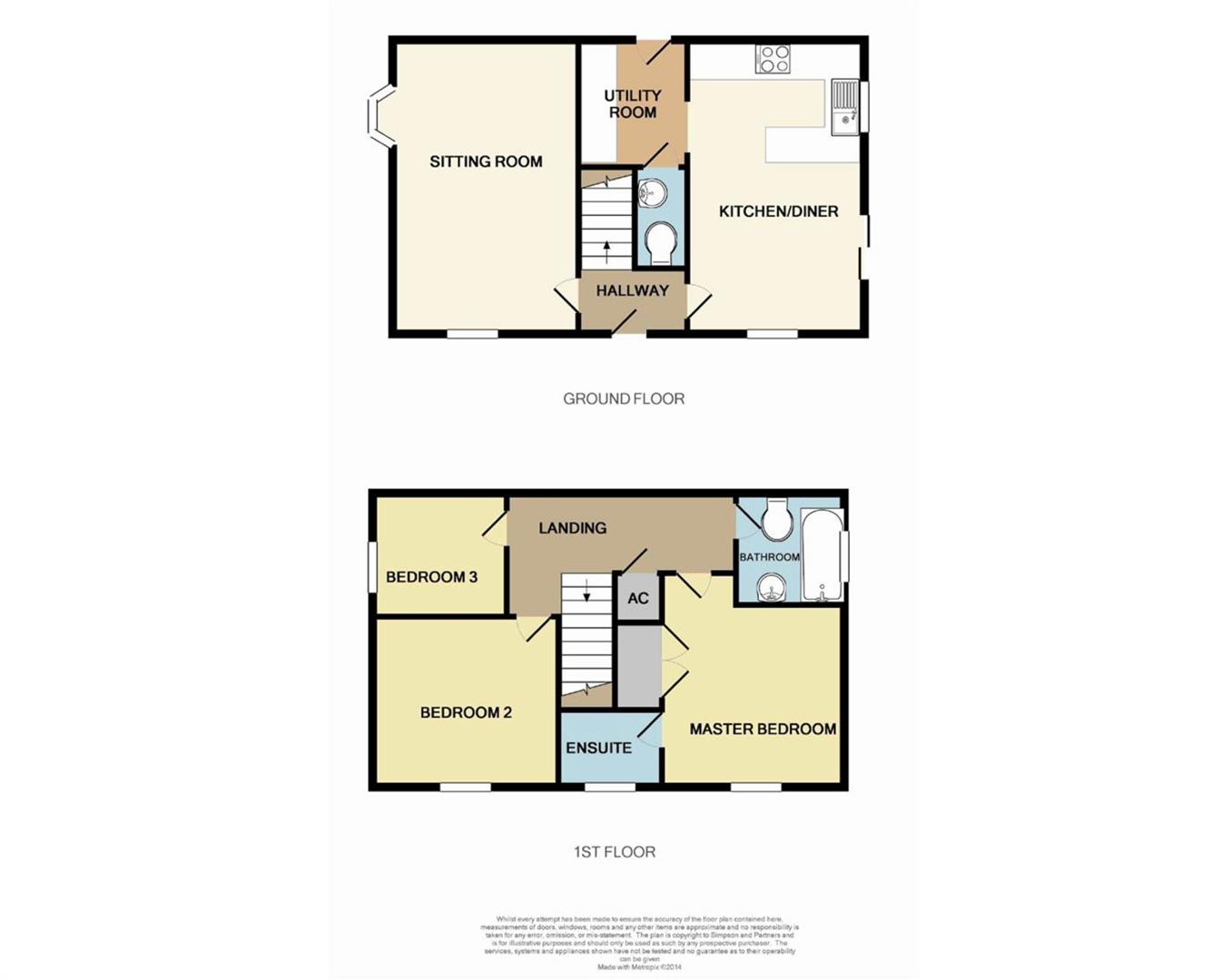 45,, Foundry Walk, Thrapston floorplan