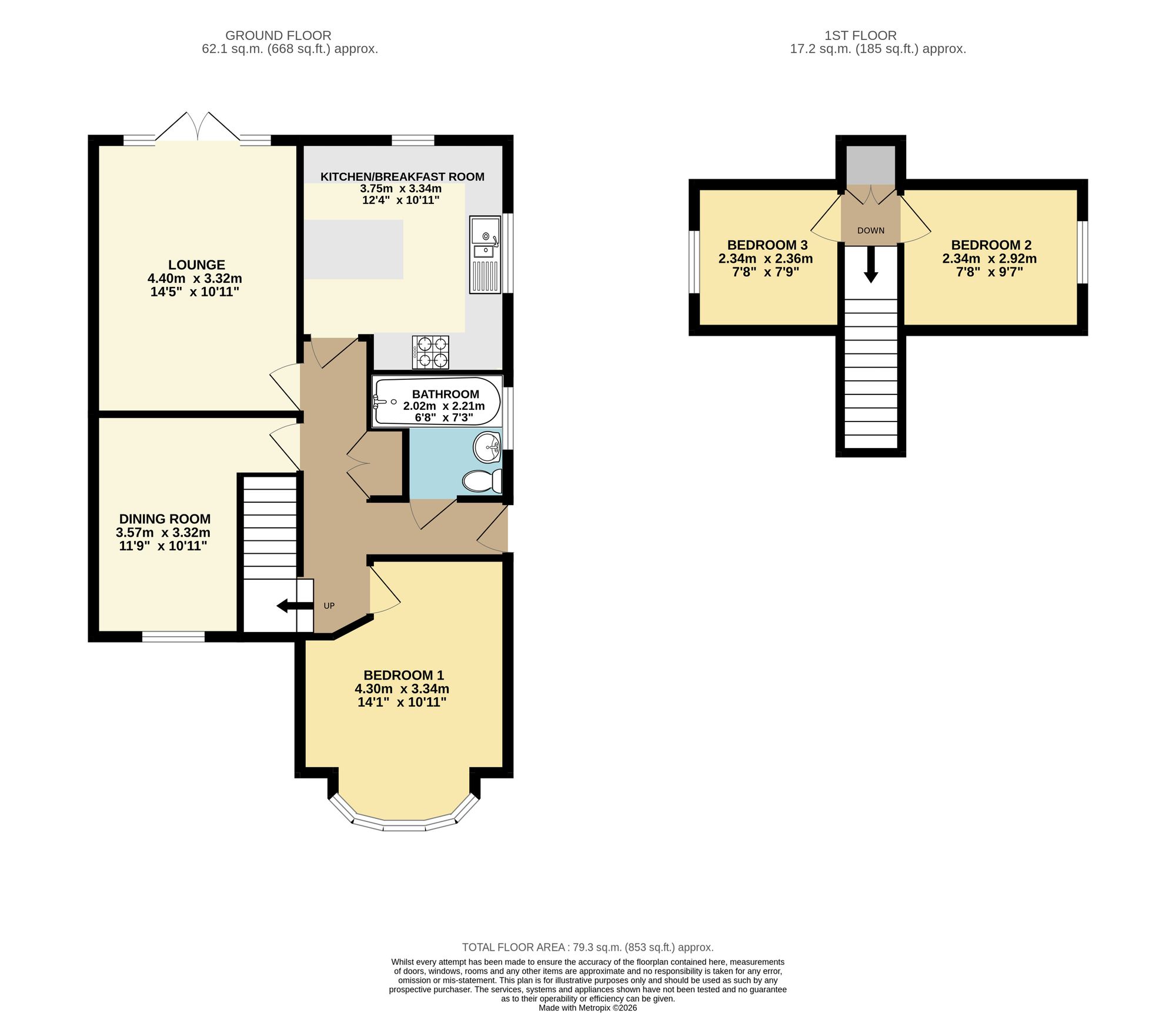 29 Holmley Bank, Dronfield floorplan