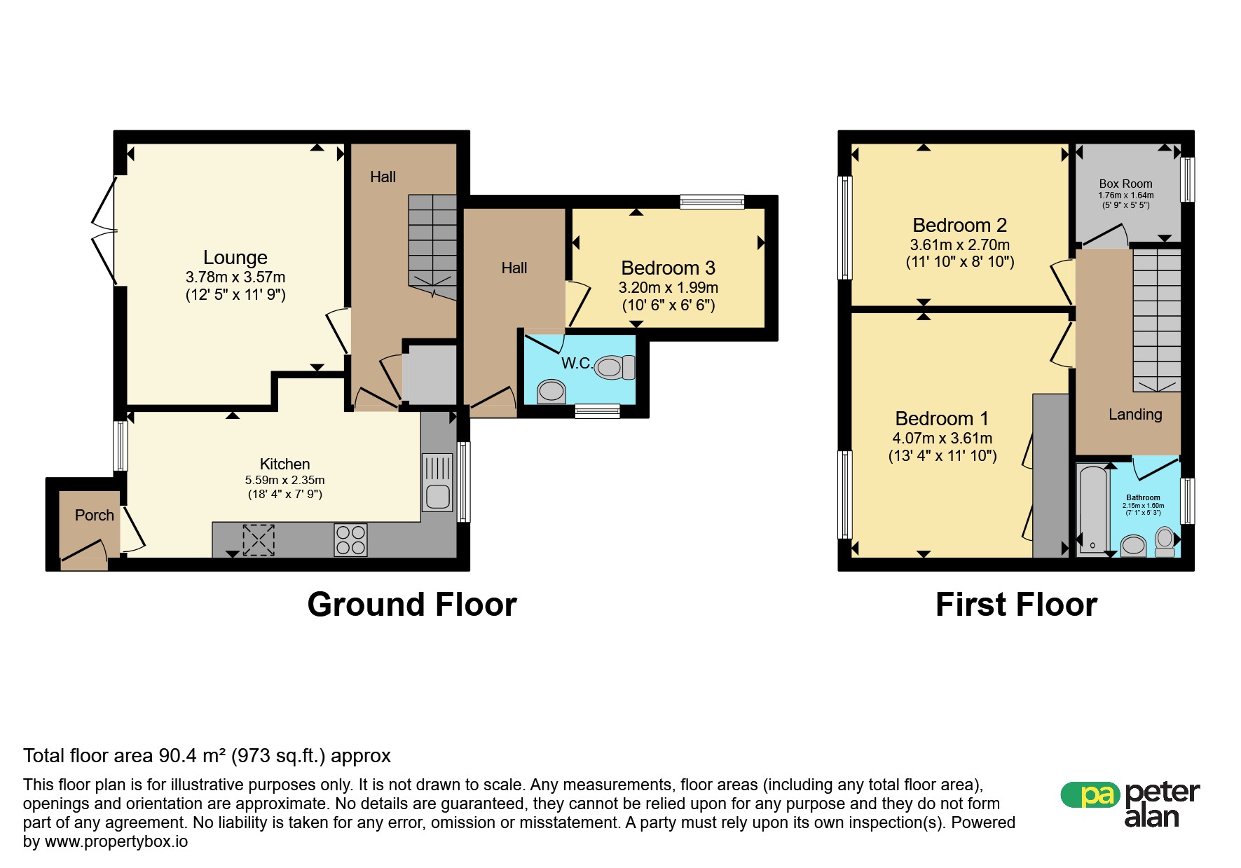 91, Trenewydd, Ebbw Vale floorplan