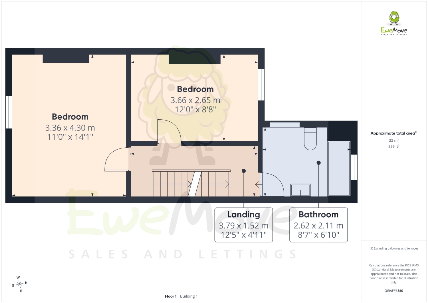 4, HIGHAM ROAD, ROCHESTER floorplan