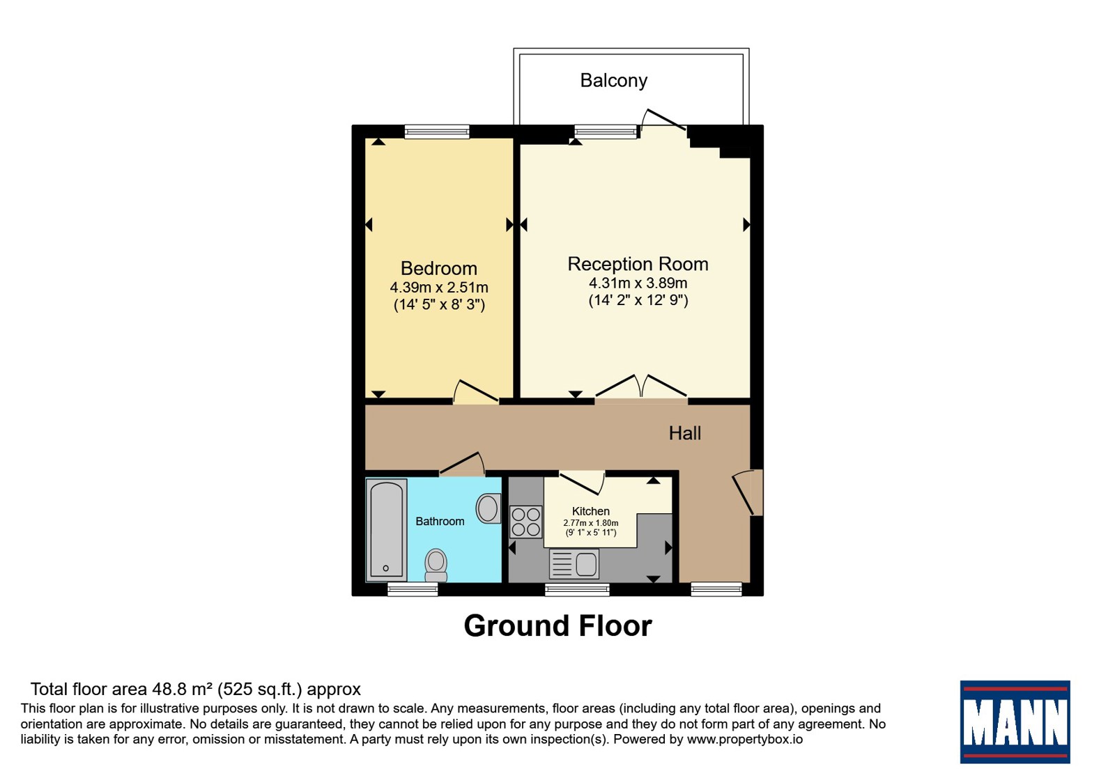 5, Sark House, 12, Clipper Way, London floorplan