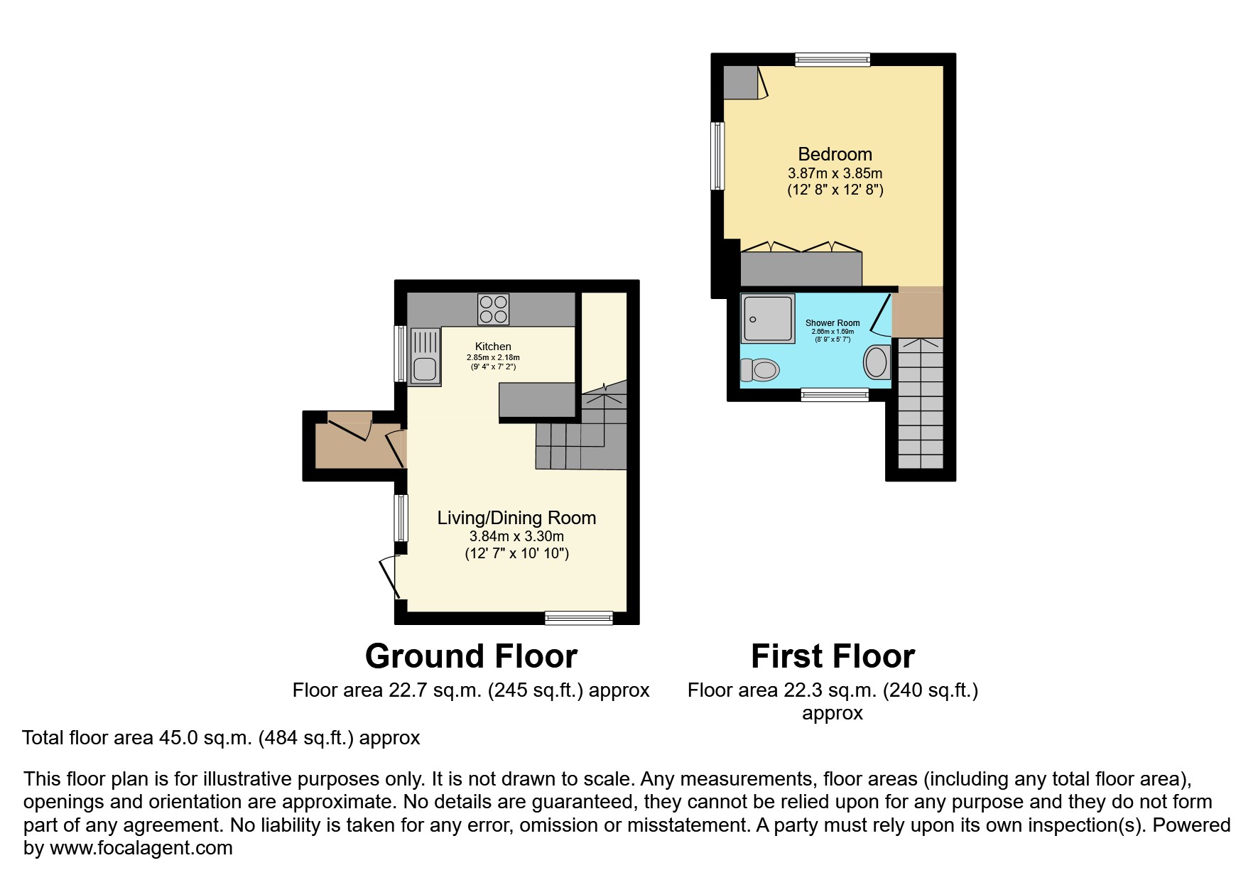 flat 3, 33 Camden Road, Sutton floorplan