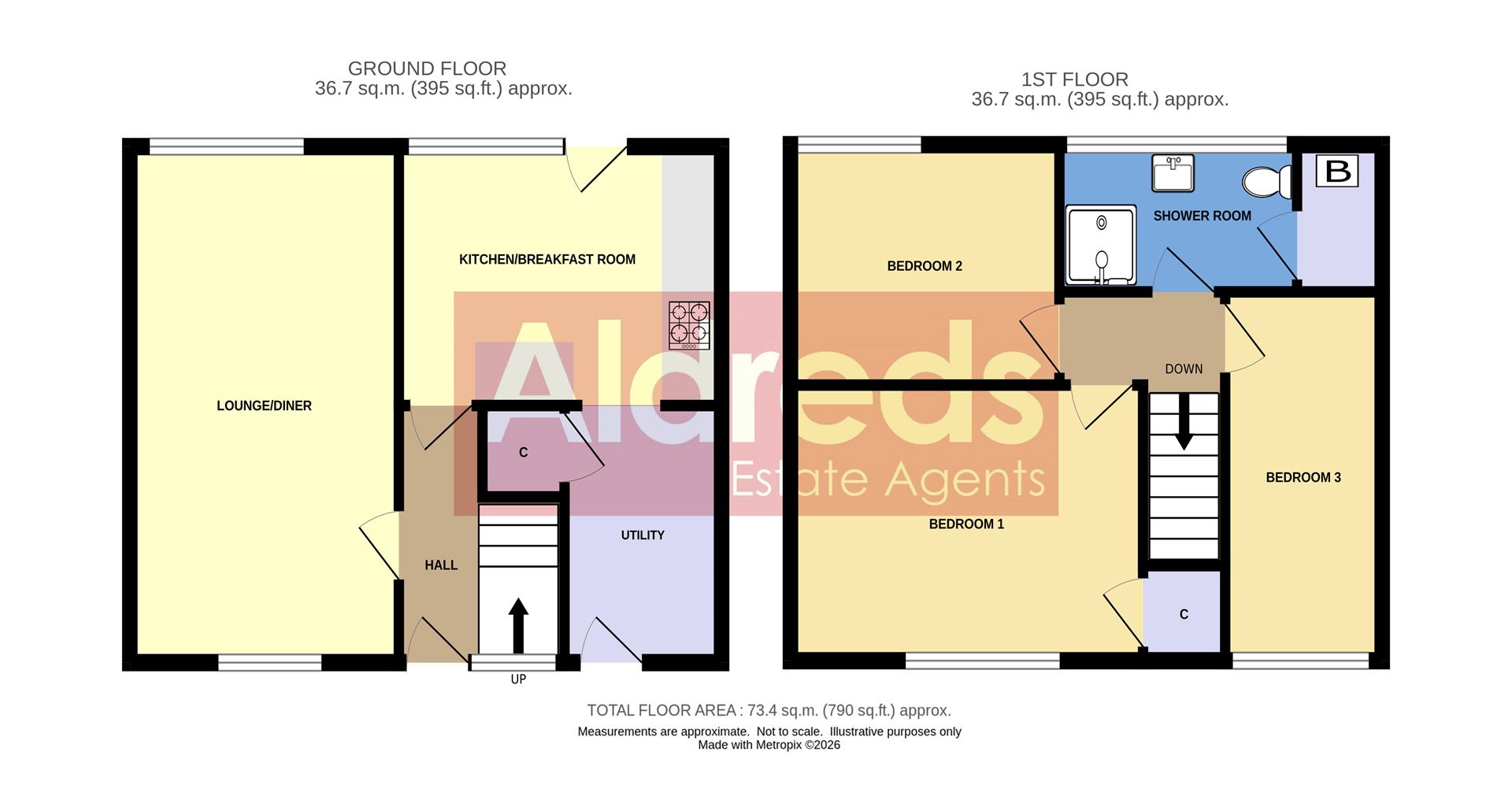 St Edmund Close, Gorleston floorplan