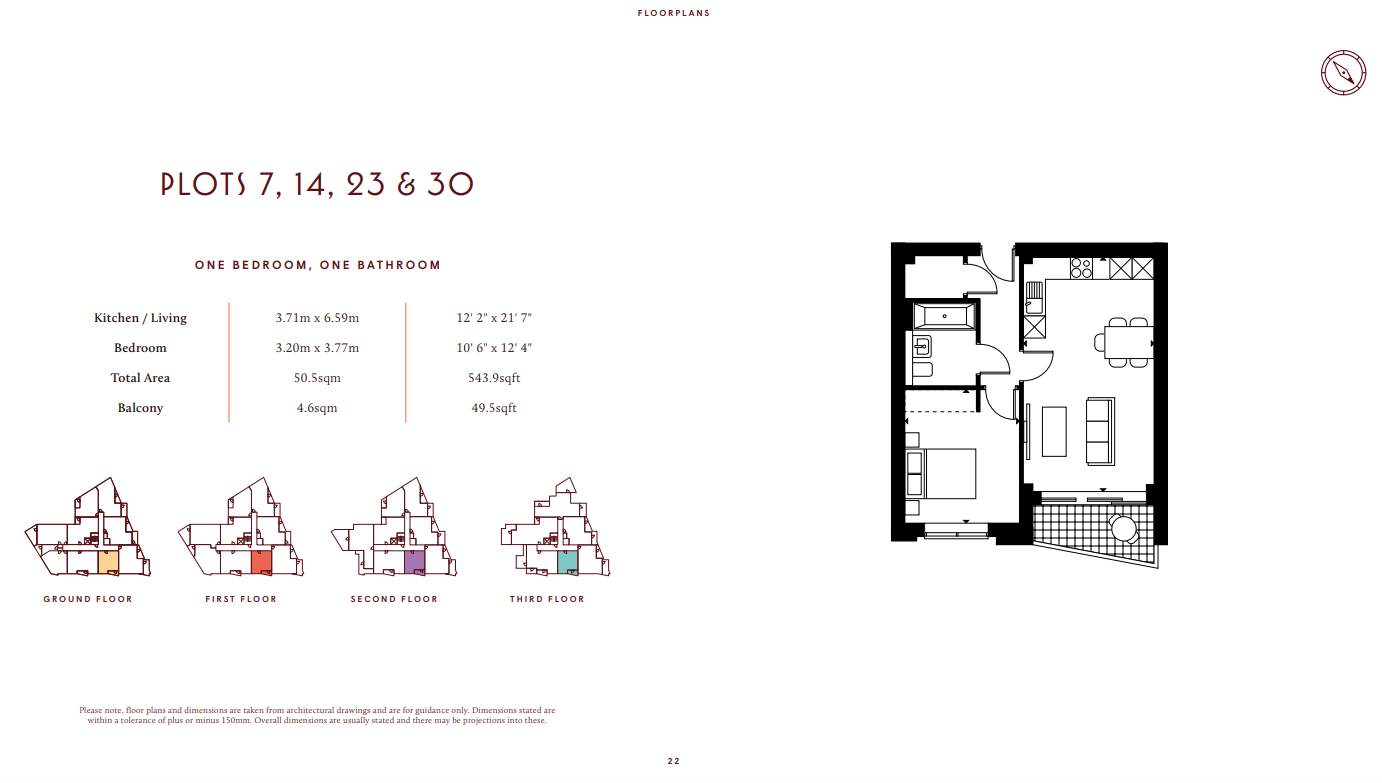 7, The Chocolate Factory, Tunbridge Wells floorplan