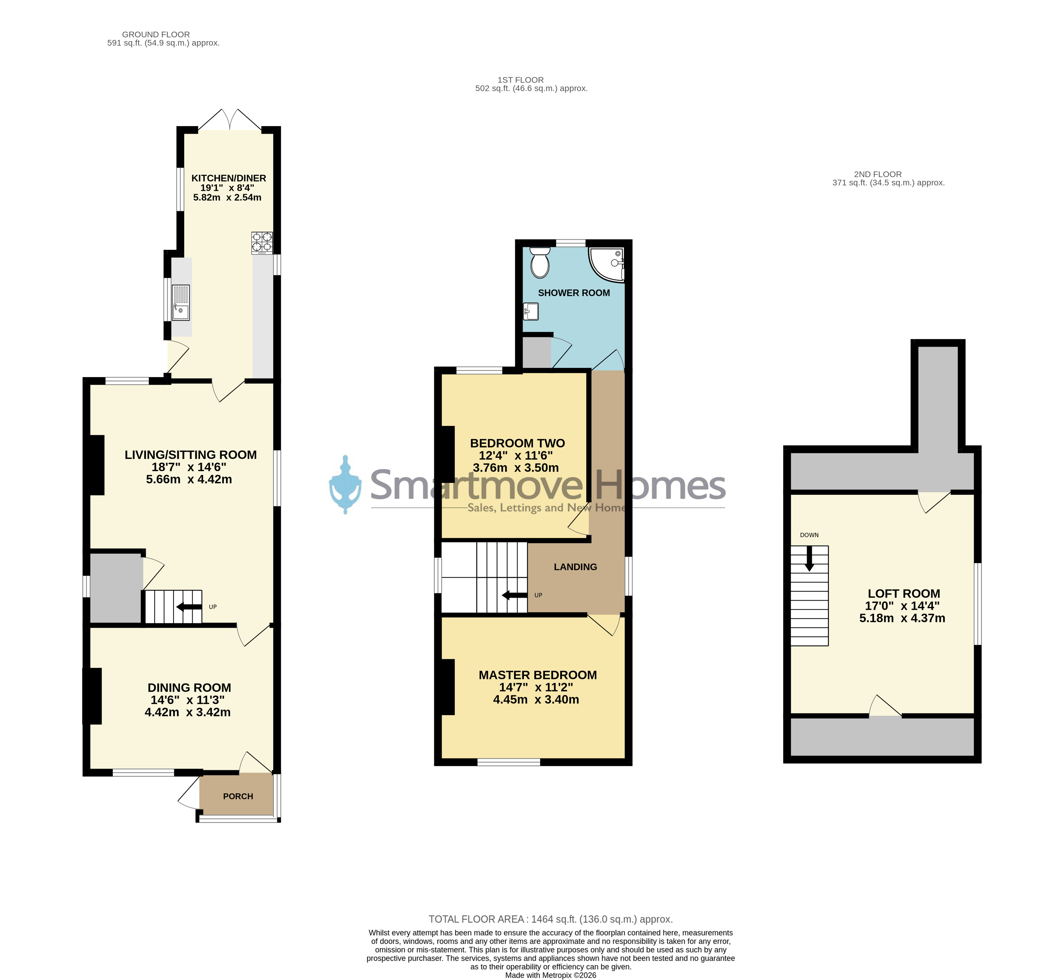 60, Ryknield Road, Belper floorplan