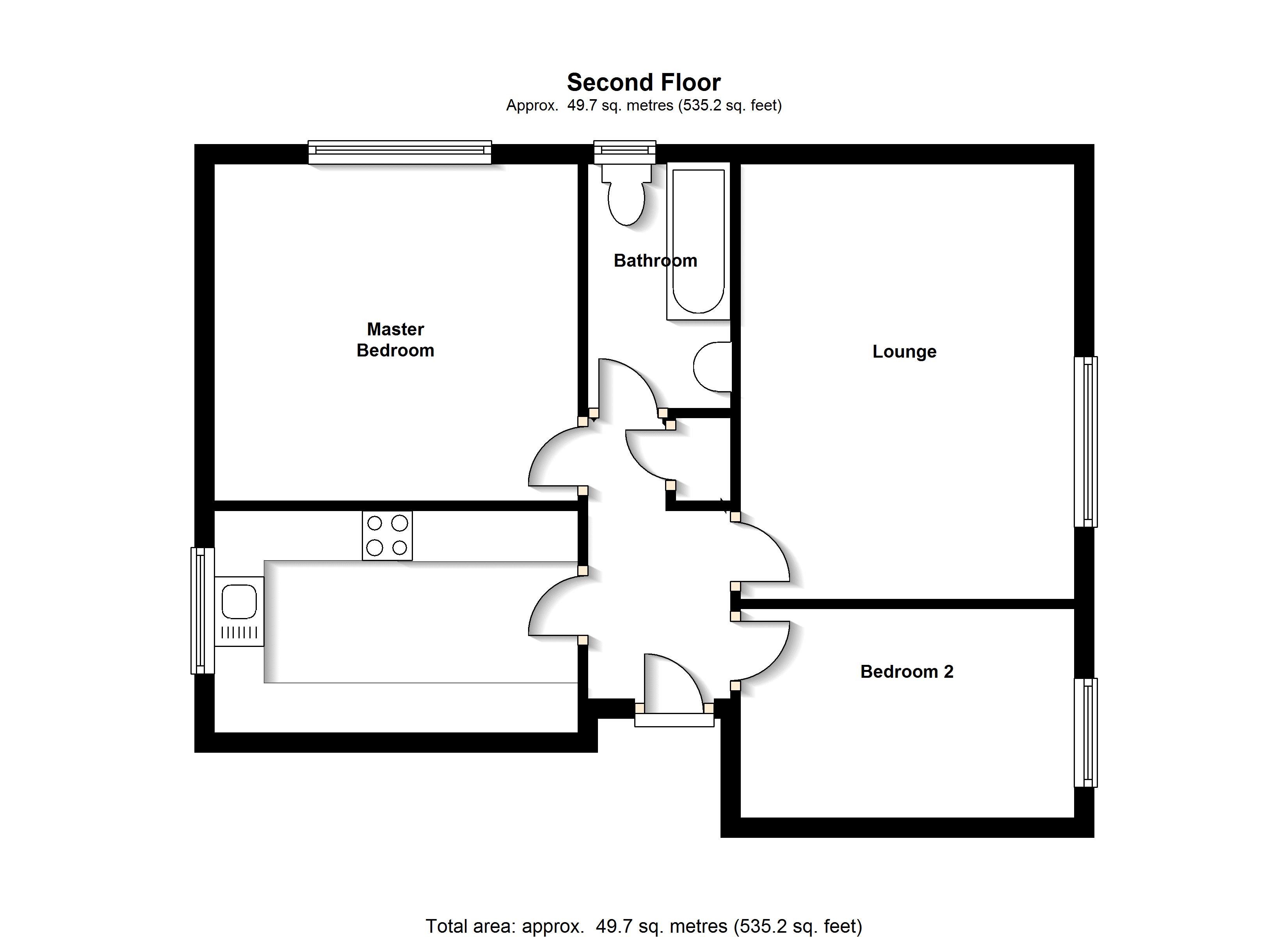 Flat 5 Maybury Court, Neptune Road, Harrow floorplan