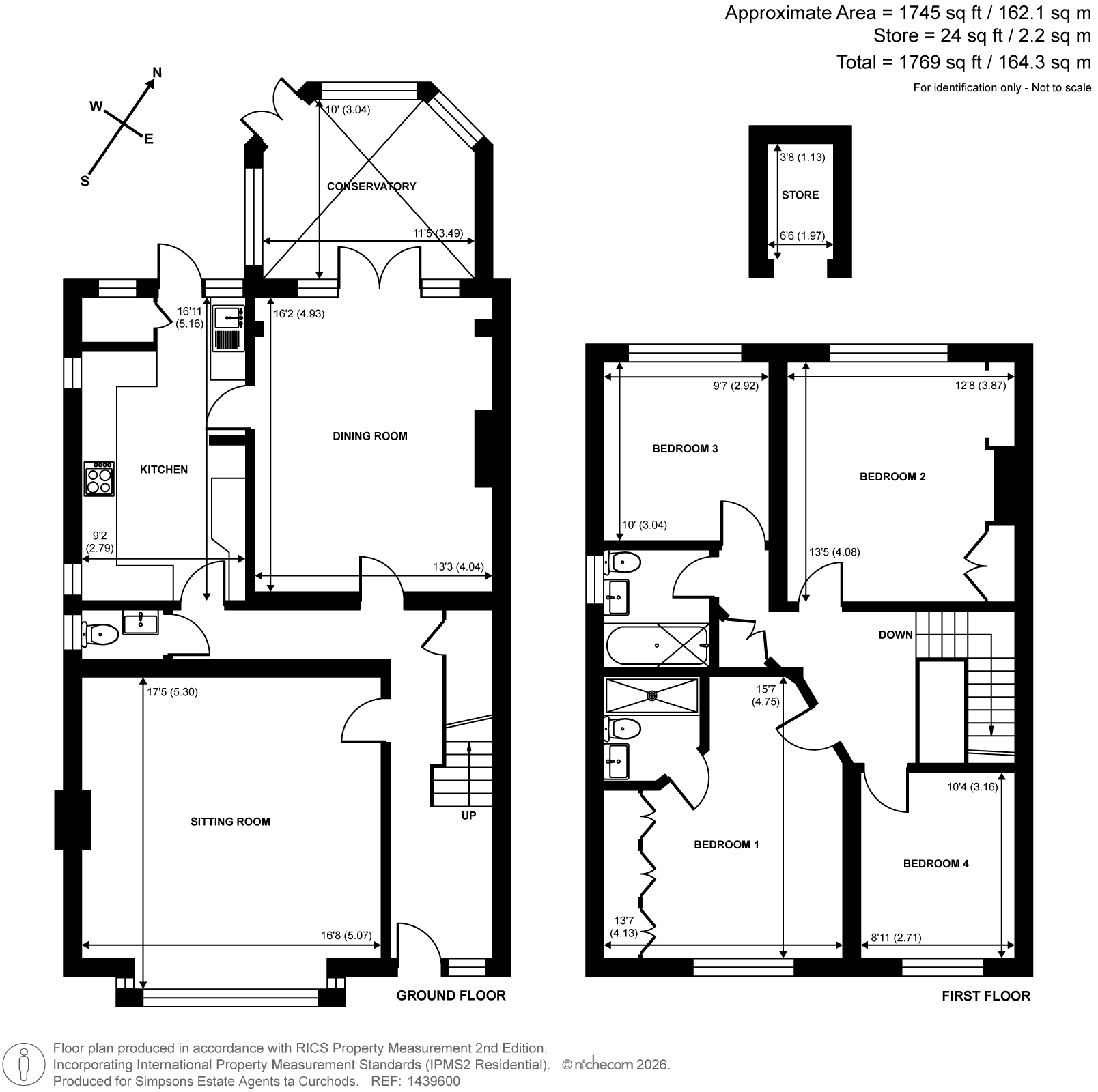 35, Milbourne Lane, Esher floorplan