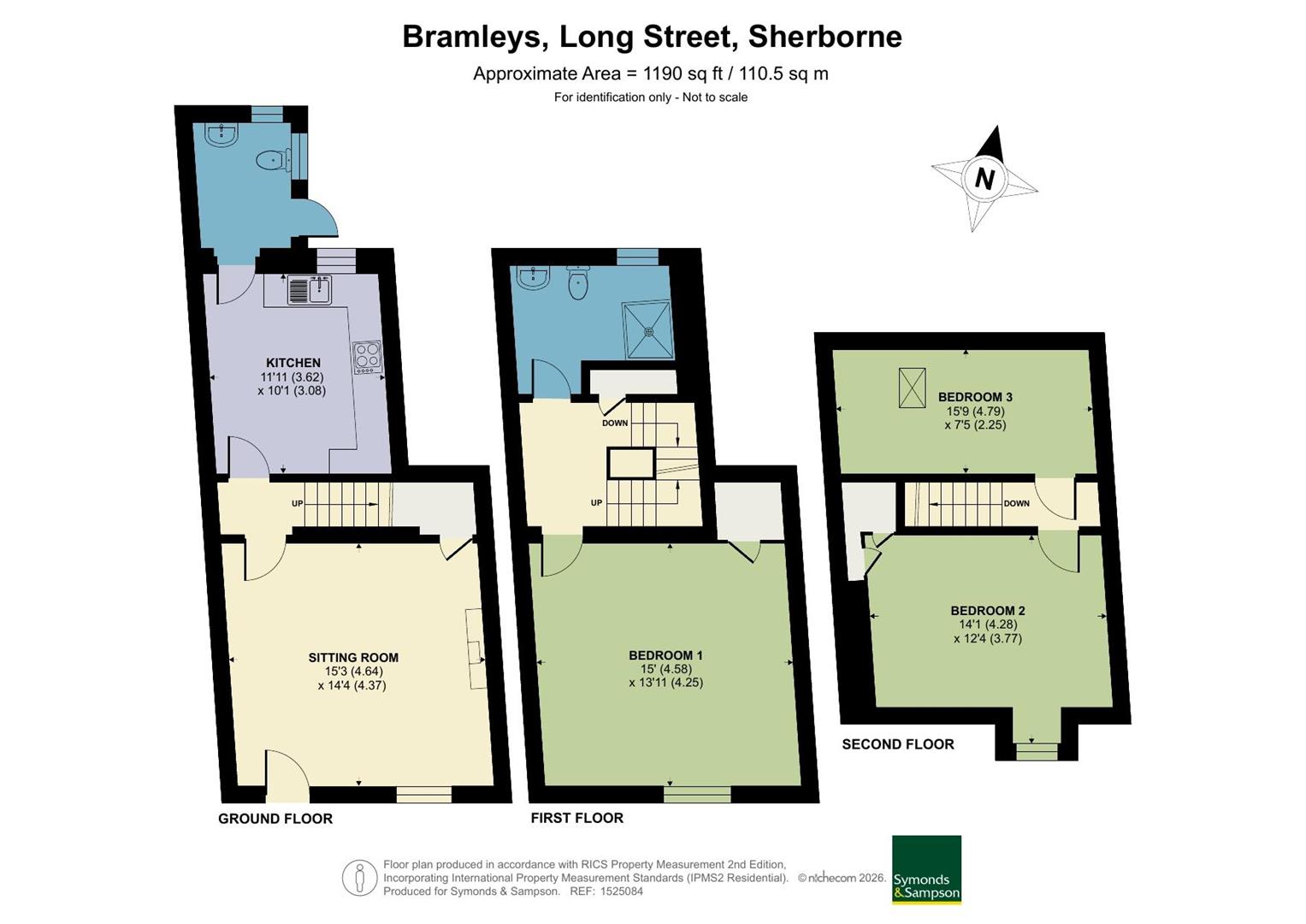 Bramleys, Long Street, Sherborne floorplan