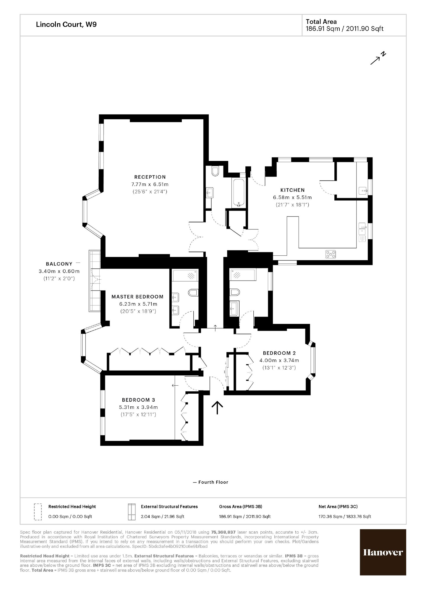 3 Bedrooms Flat to rent in Lincoln Court, London W9