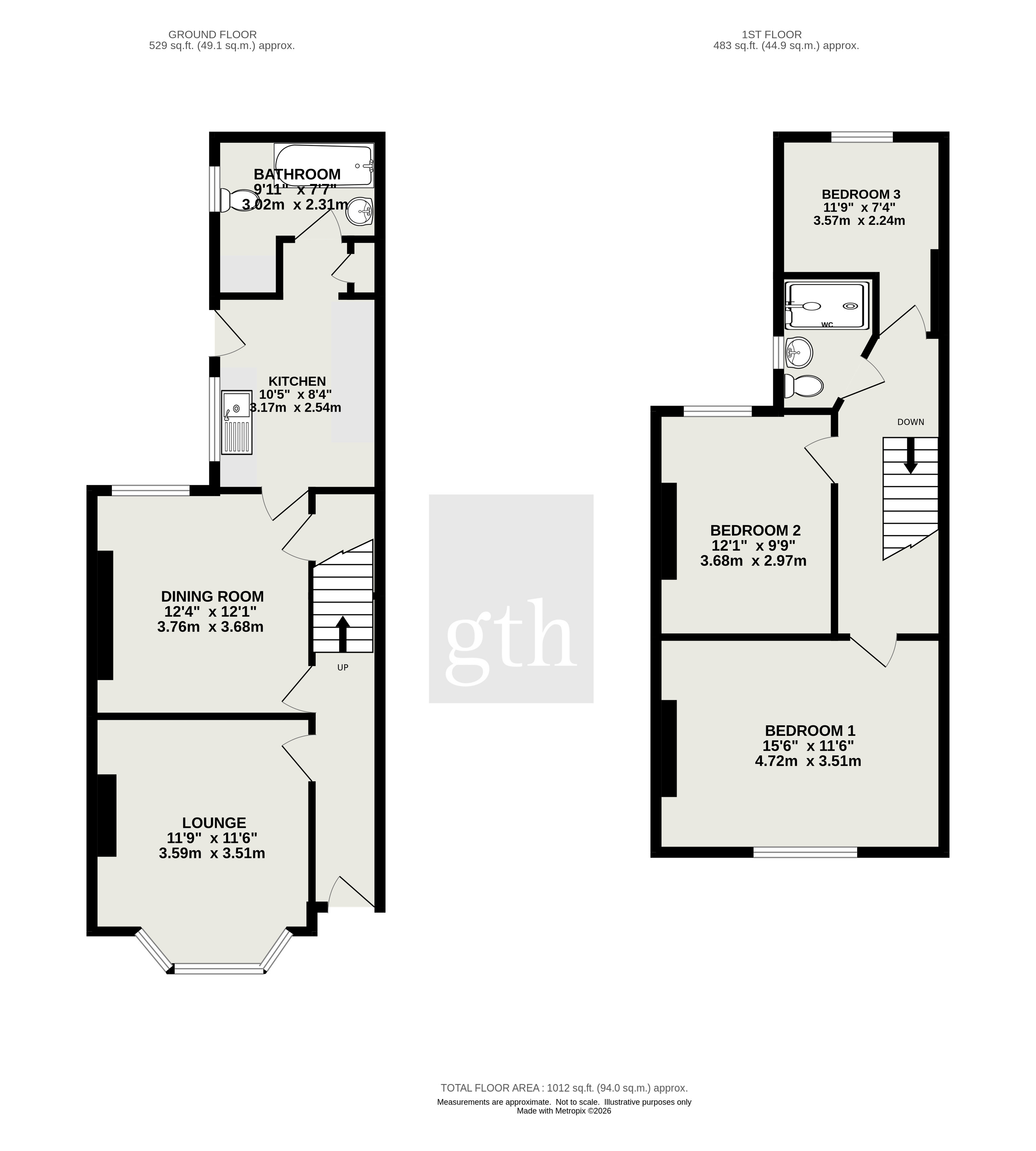 123, Taunton Road, Somerset floorplan