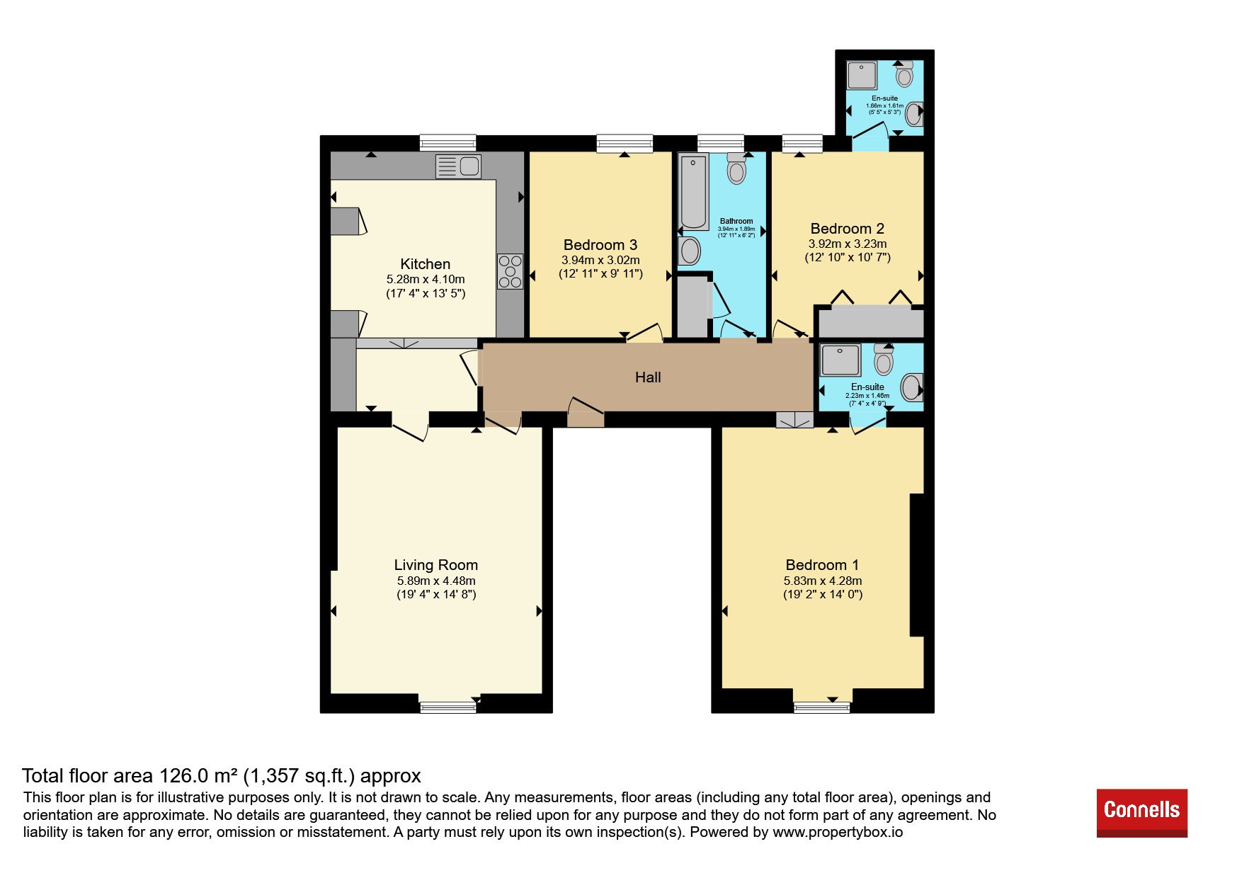 2, Clarendon House, Beckspool Road, Bristol floorplan