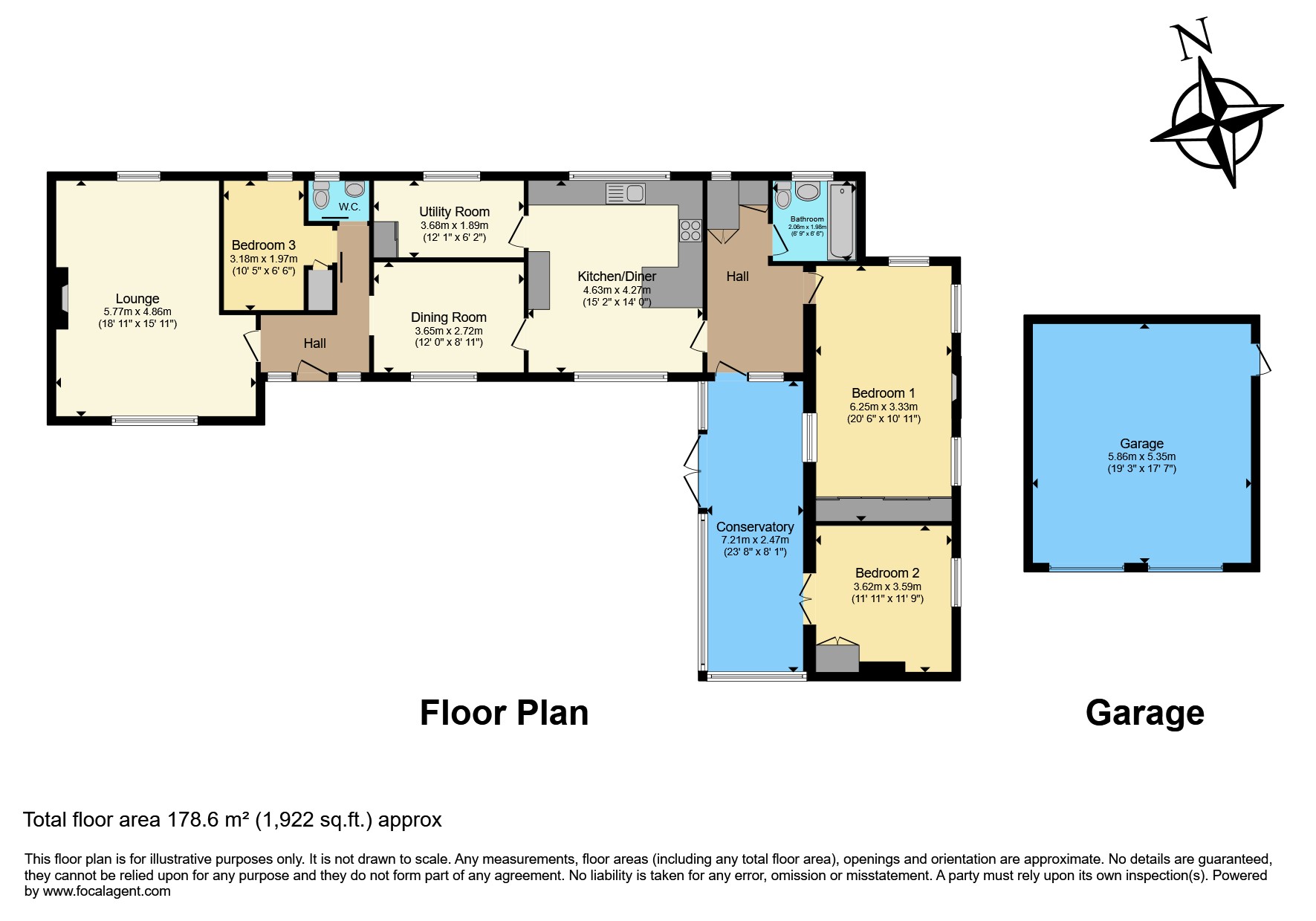 Brambles, Main Road, Brockenhurst floorplan