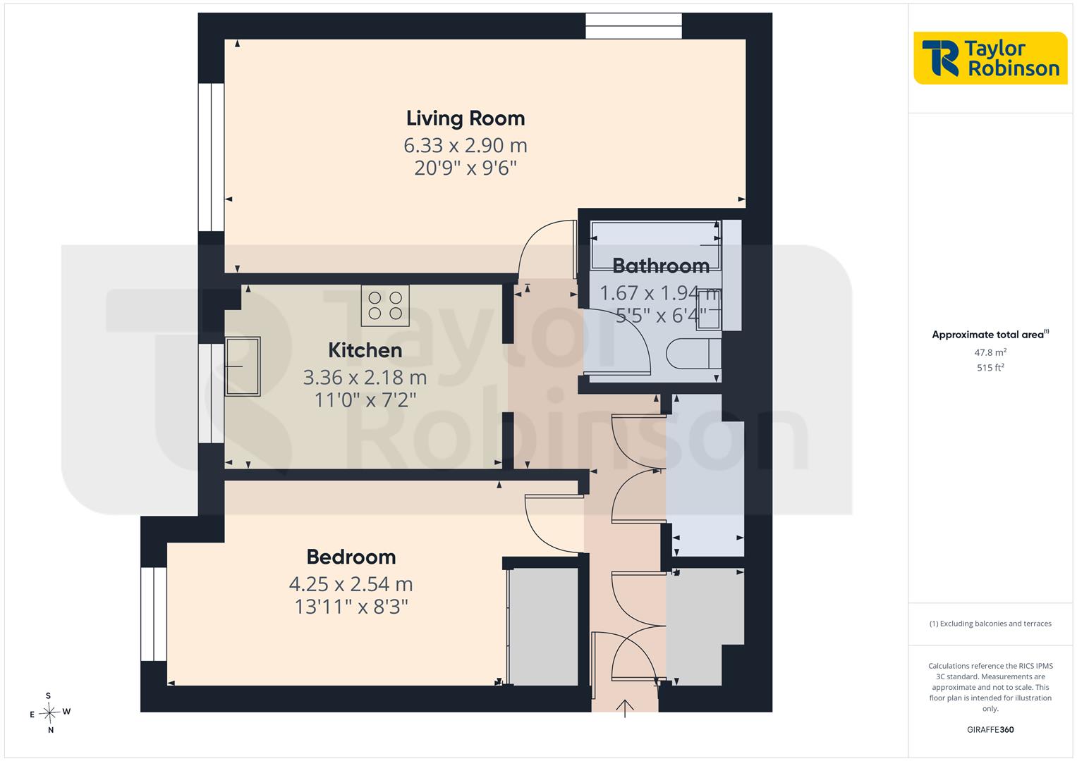 1 St Georges Court, Longmere Road, Crawley floorplan