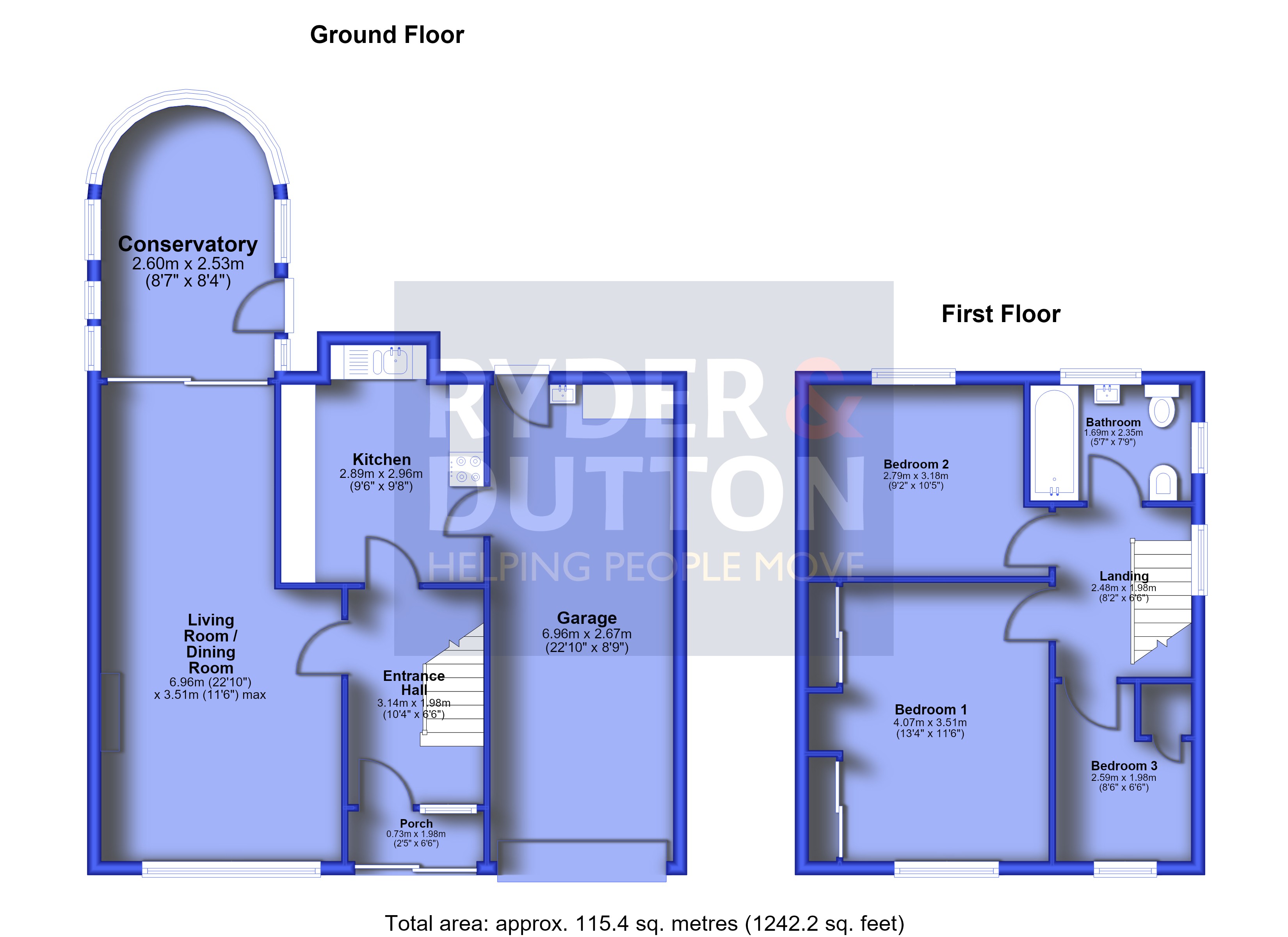 9, Bracken Grove, Rossendale floorplan