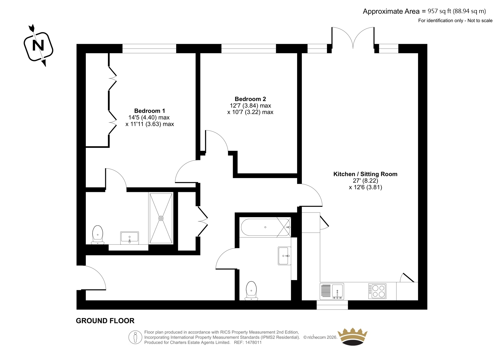 11 Kenne Court,, Mortimer Drive, Hampshire floorplan
