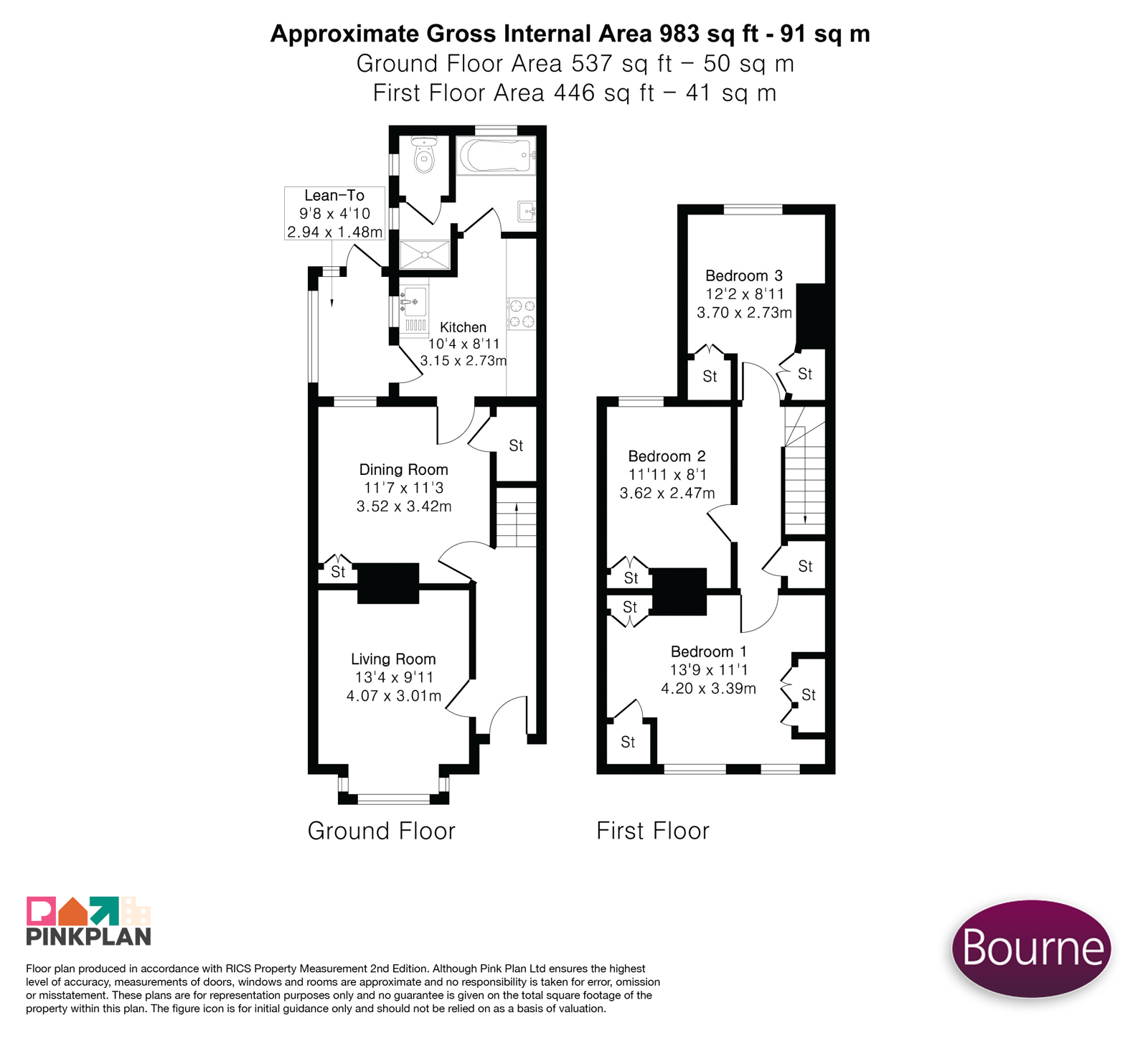 1, Sumner Road, Farnham floorplan