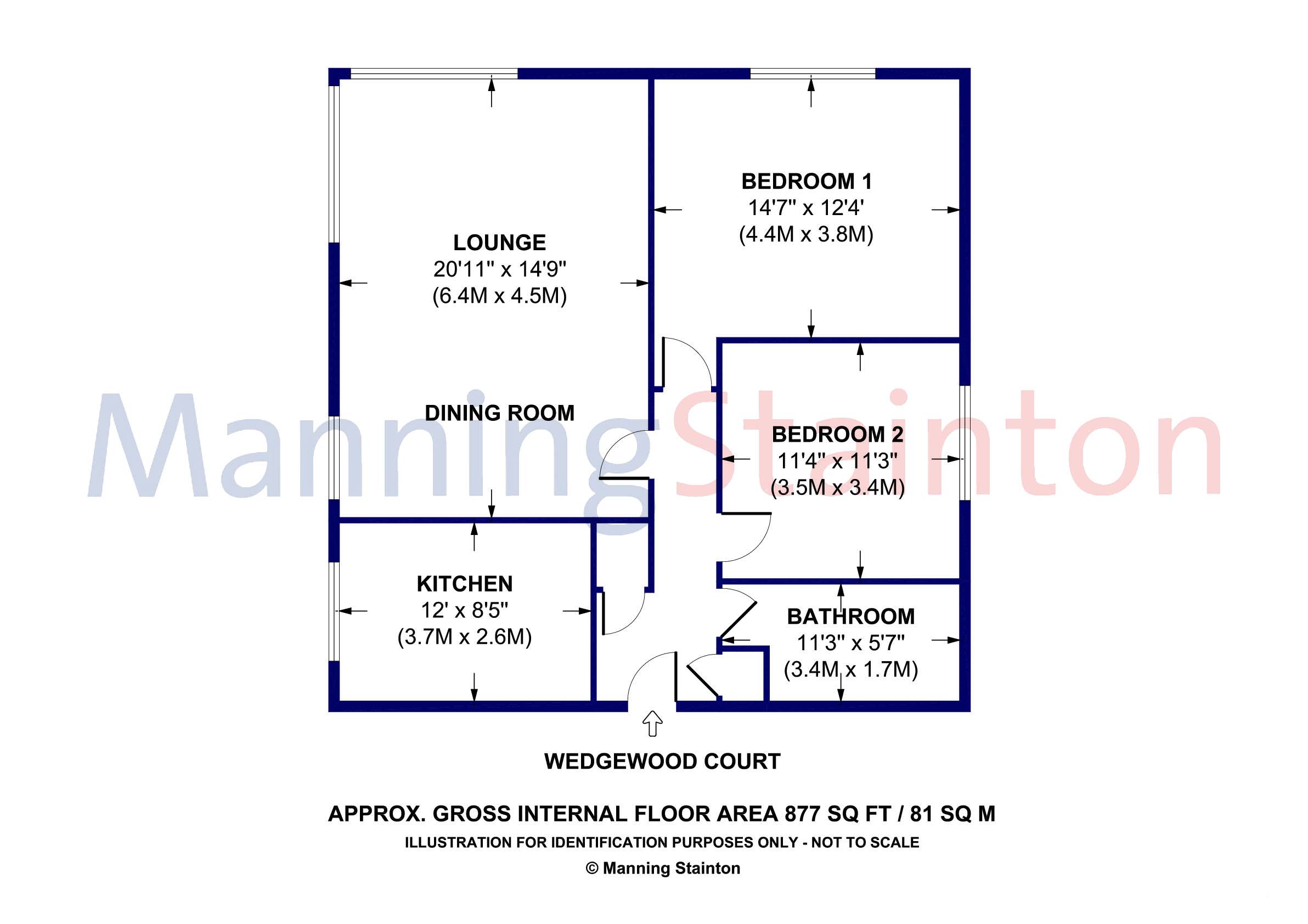30, Wedgewood Court, Roundhay floorplan
