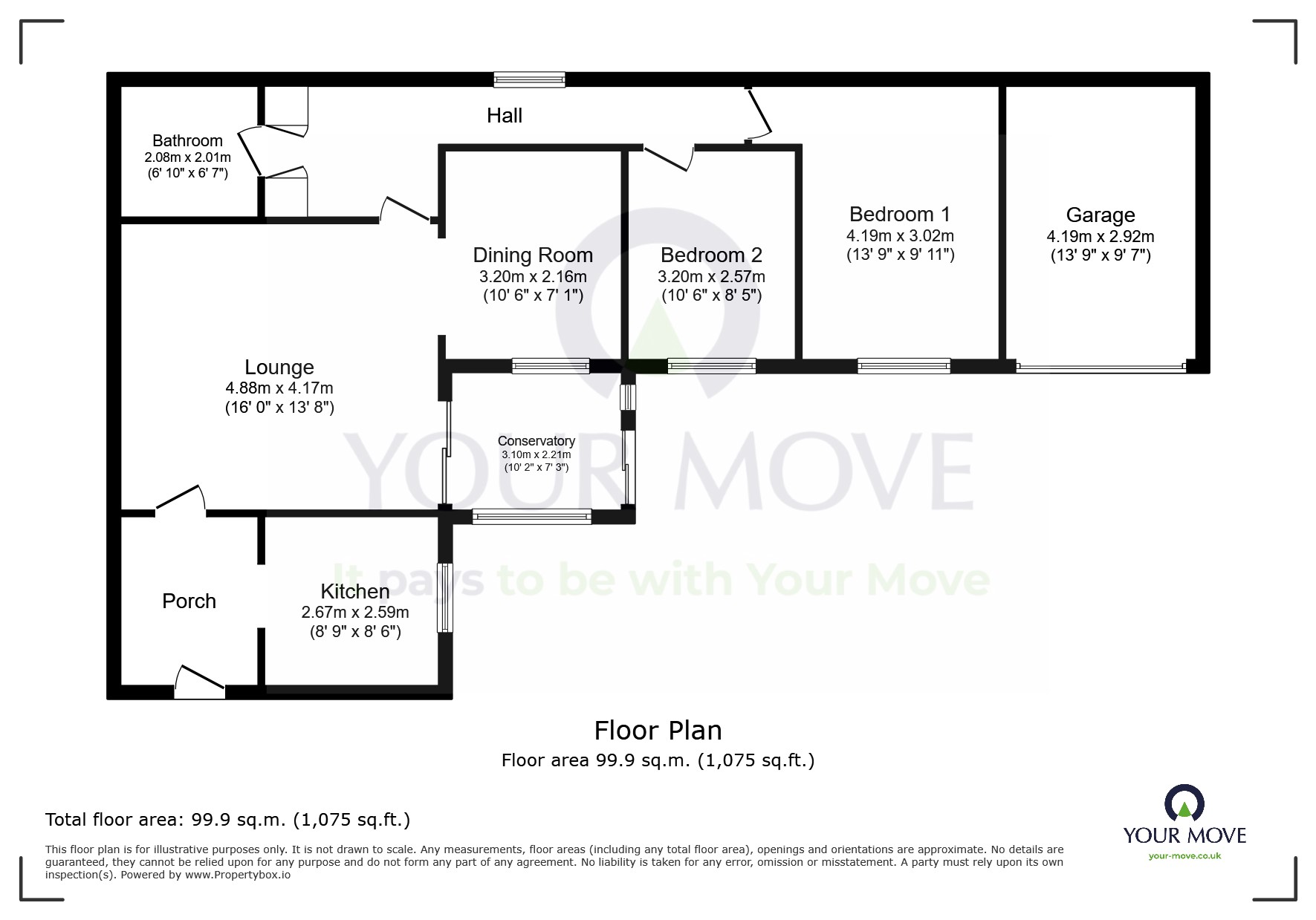 45, Wade Close, East Sussex floorplan