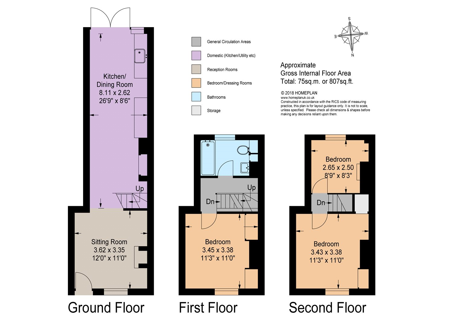 3 Bedrooms End terrace house for sale in Priory Street, Lewes, East Sussex BN7