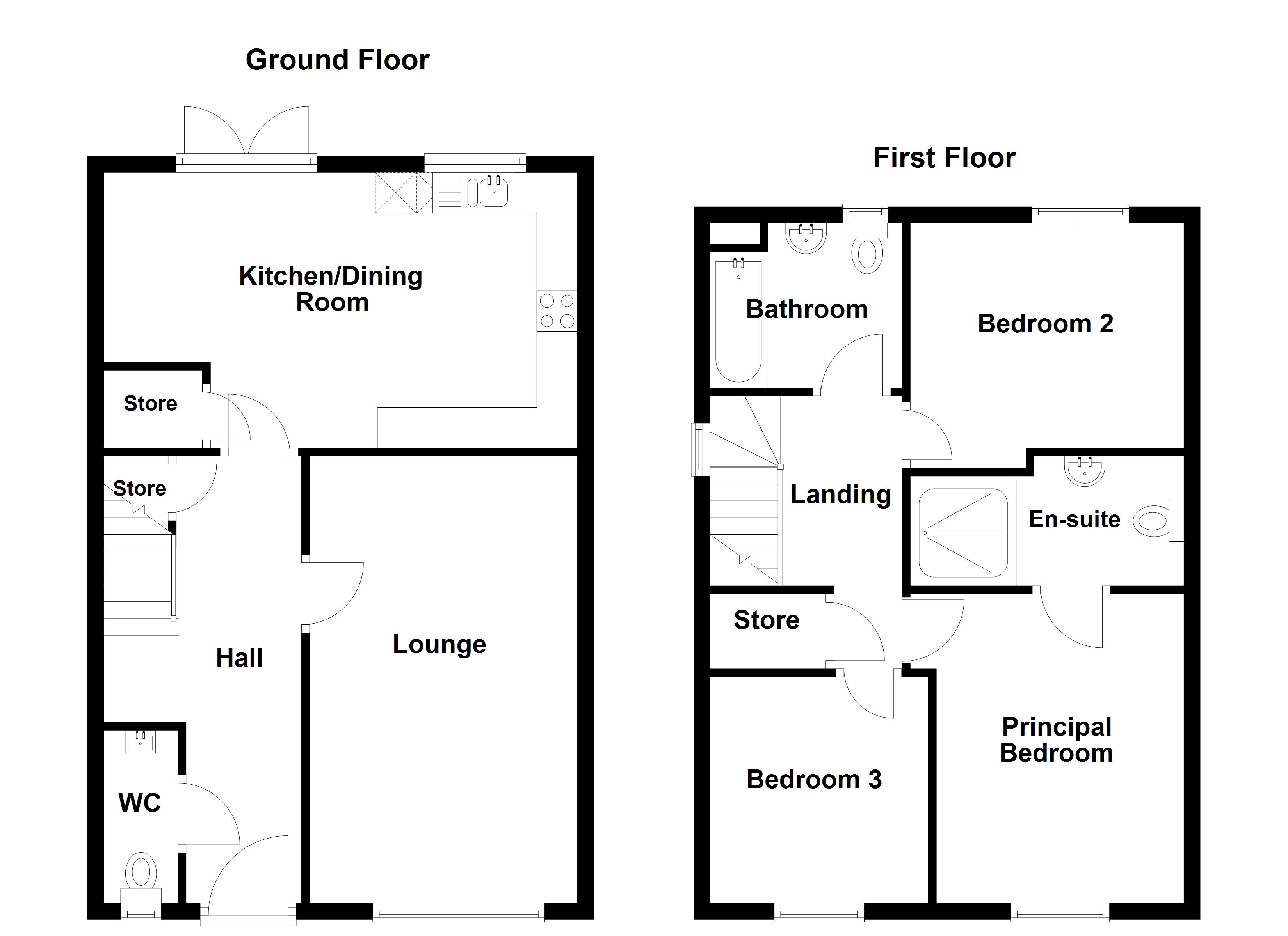 the_egret, Cliff Road, Hornsea floorplan