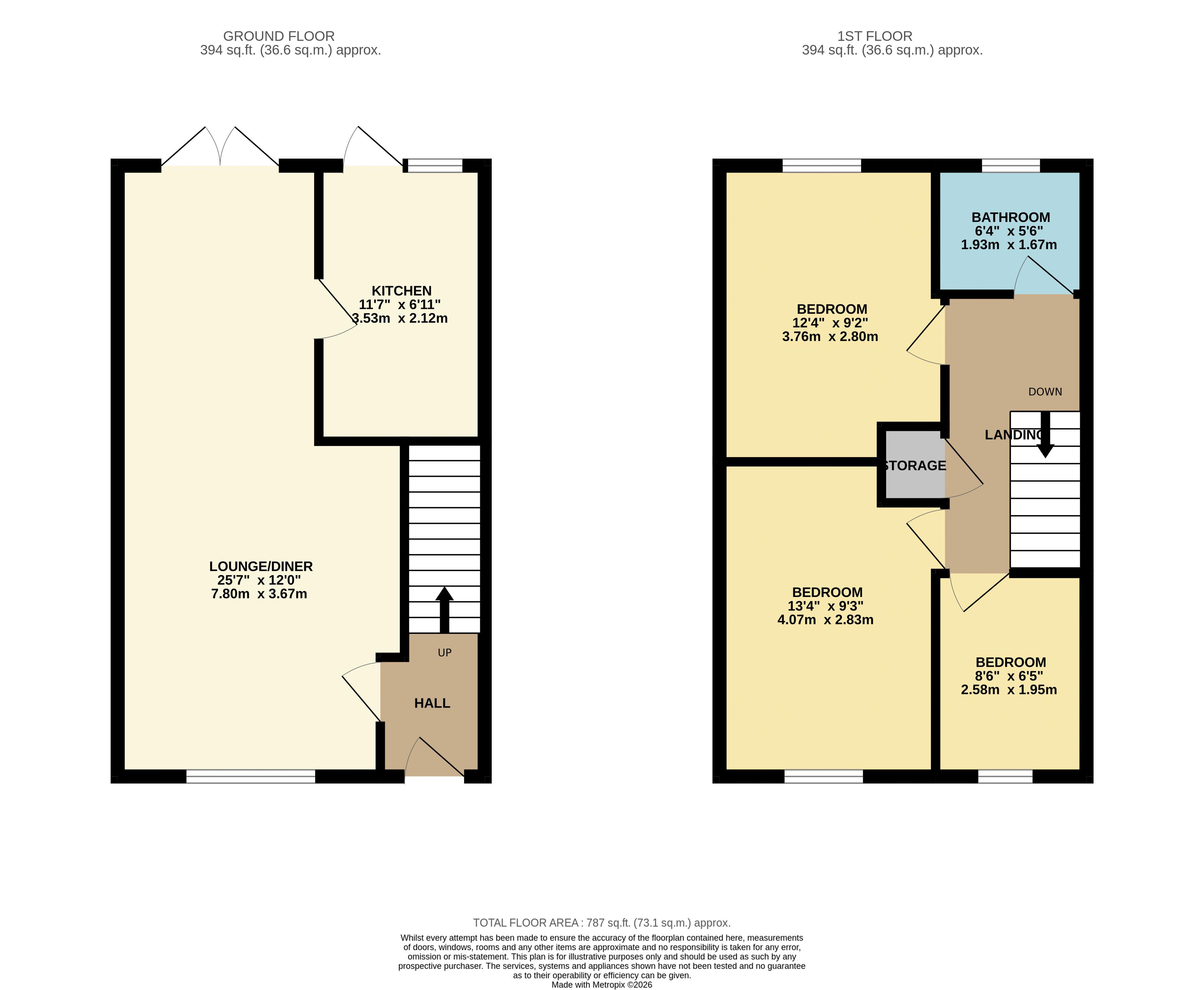 165, Smarts Green, Waltham Cross floorplan