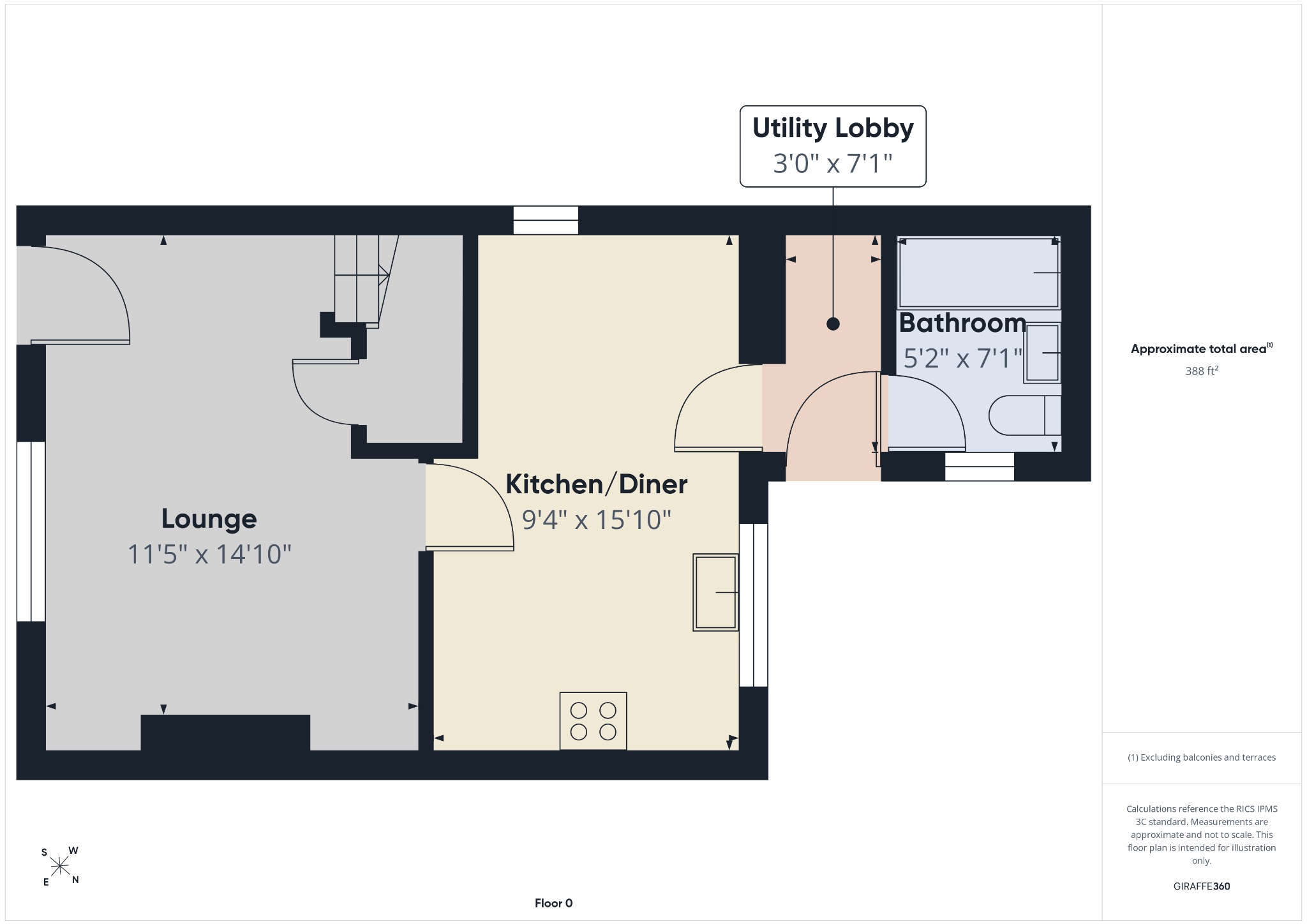 13 Chapel Road, Spooner Row, Norfolk floorplan