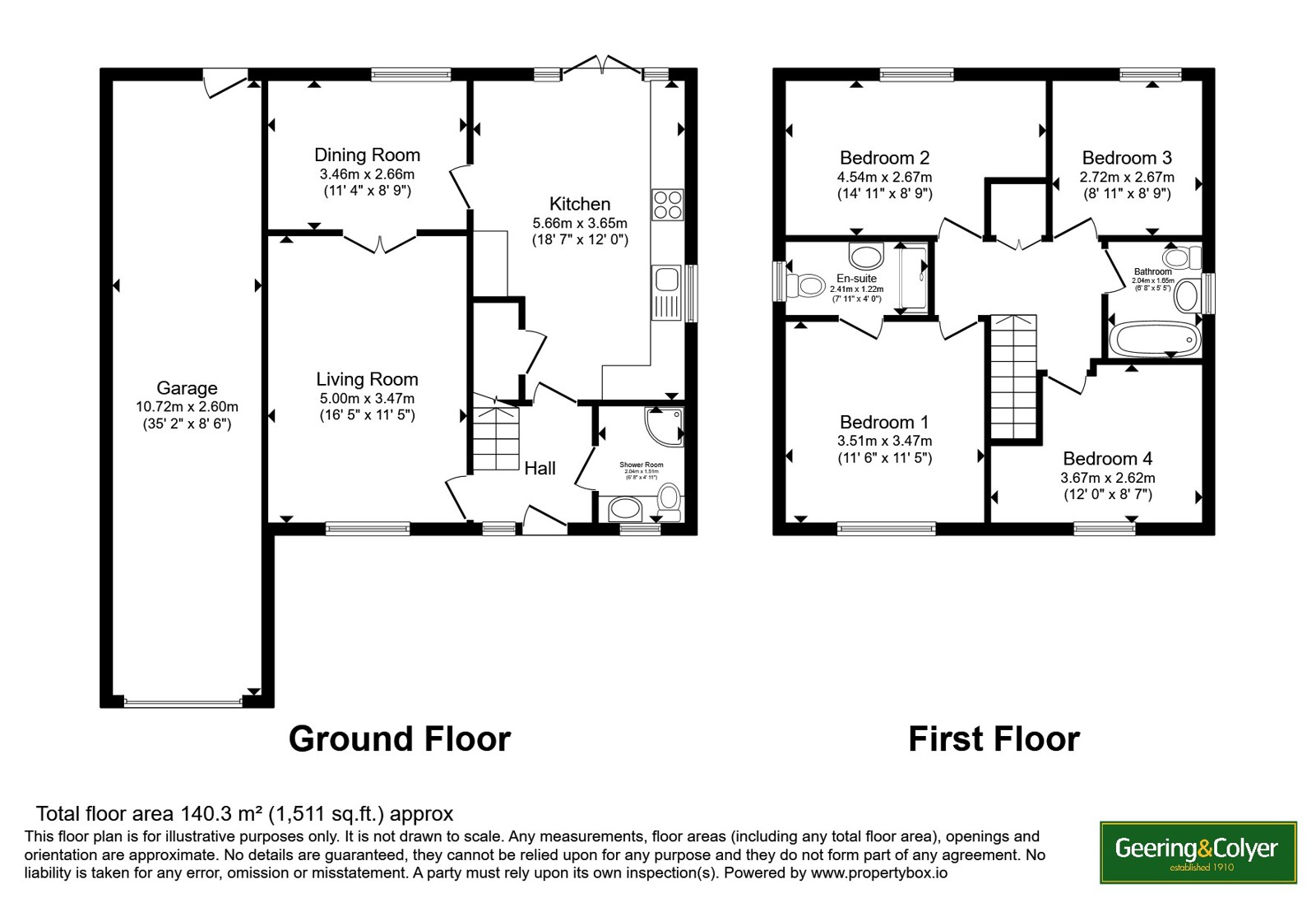 6, Badgers Rise, Kent floorplan