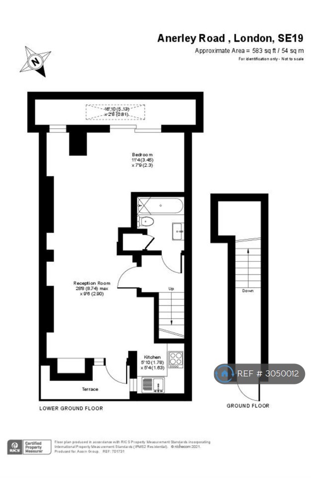 B Anerley Road, London floorplan