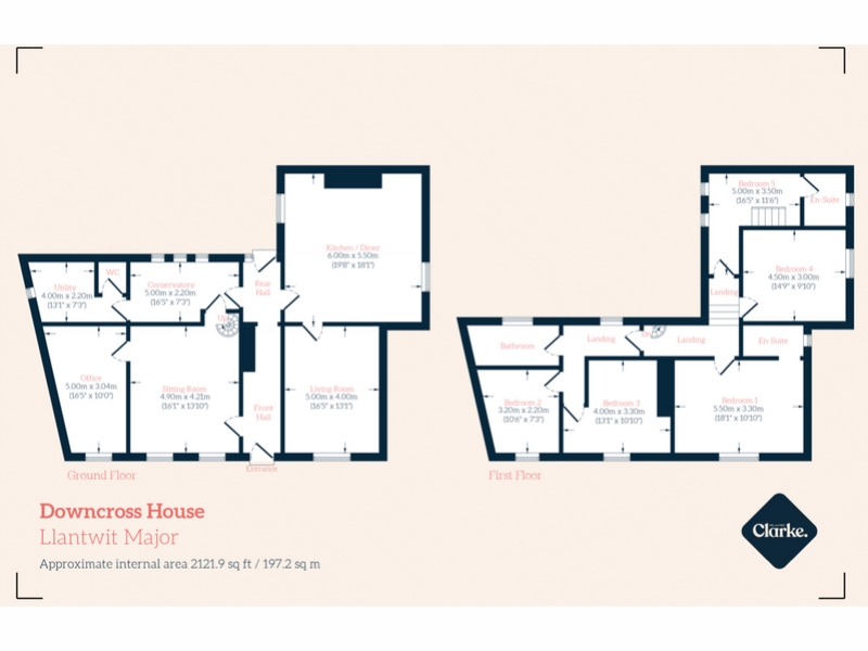 Downcross Barn, Castle Street, Llantwit Major floorplan