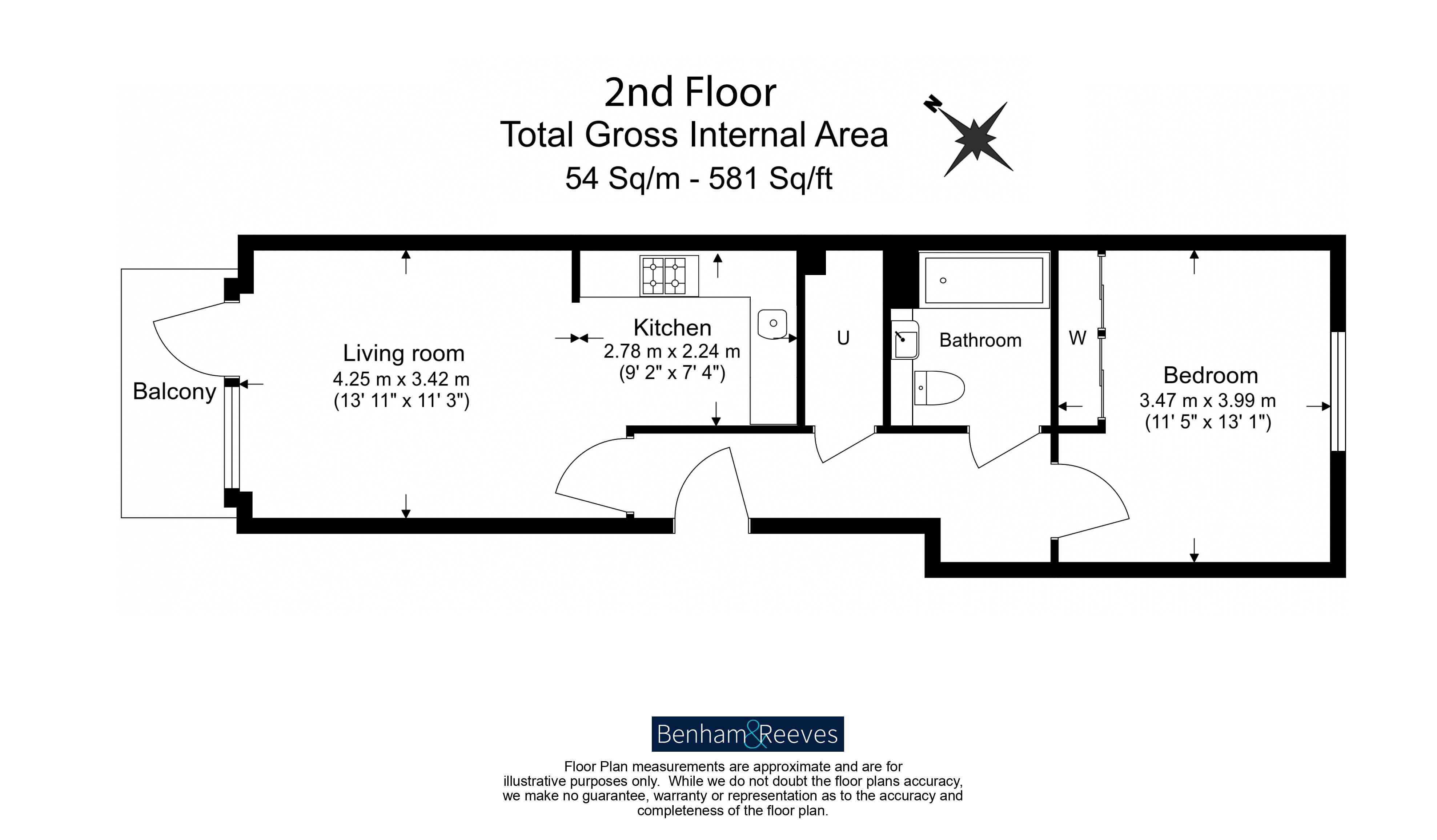 Flat 11, Glindoni Apartments, 4, Frogley Park, Barking floorplan