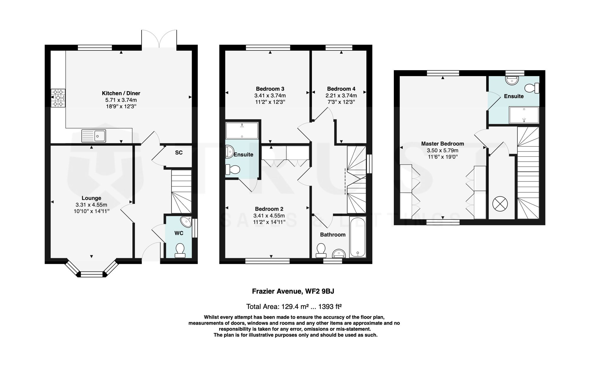 1 Frazier Avenue, Wakefield floorplan