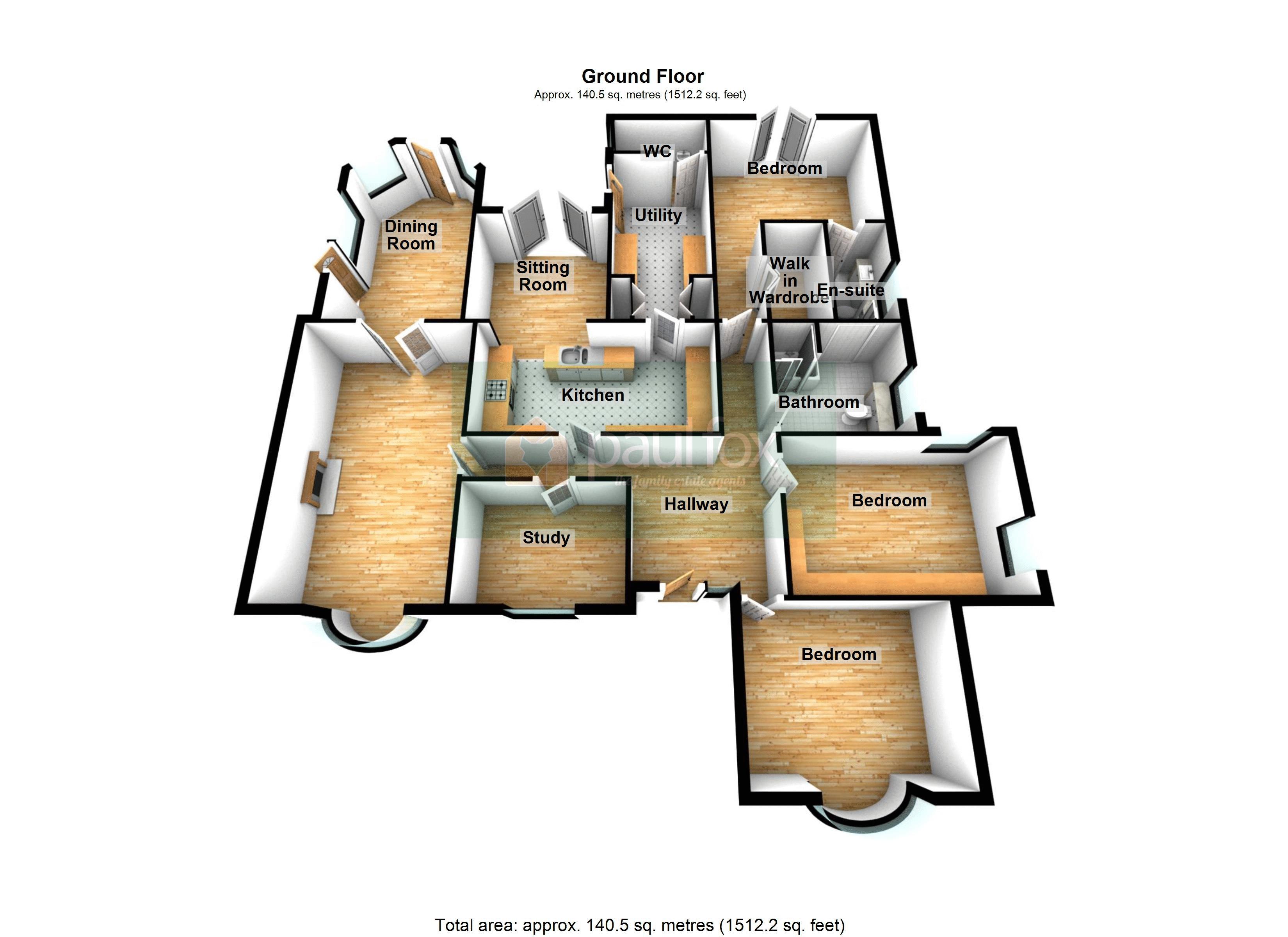 3 bed detached bungalow for sale in Stather Road, Flixborough
