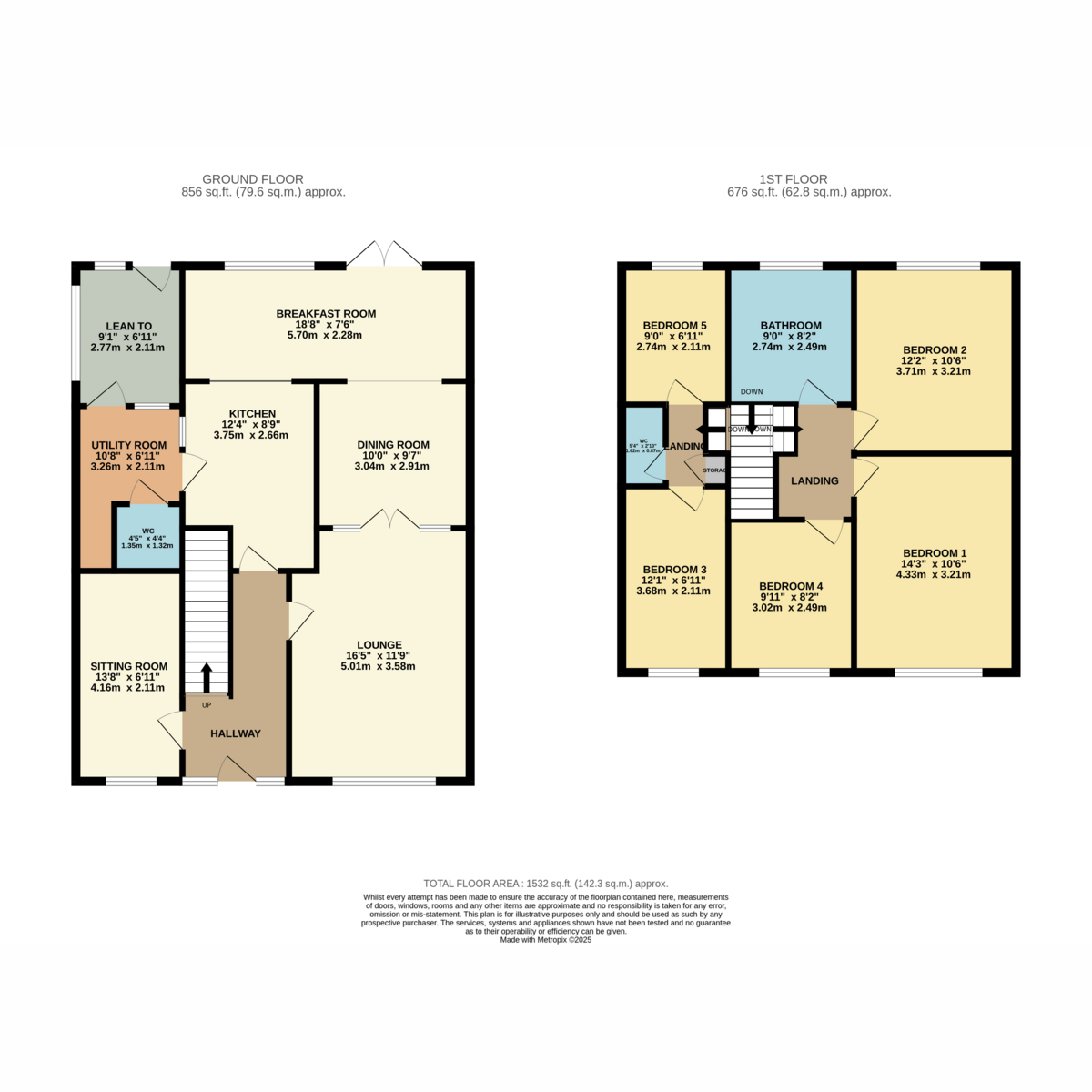 1, Englefield Close, Hawkwell floorplan
