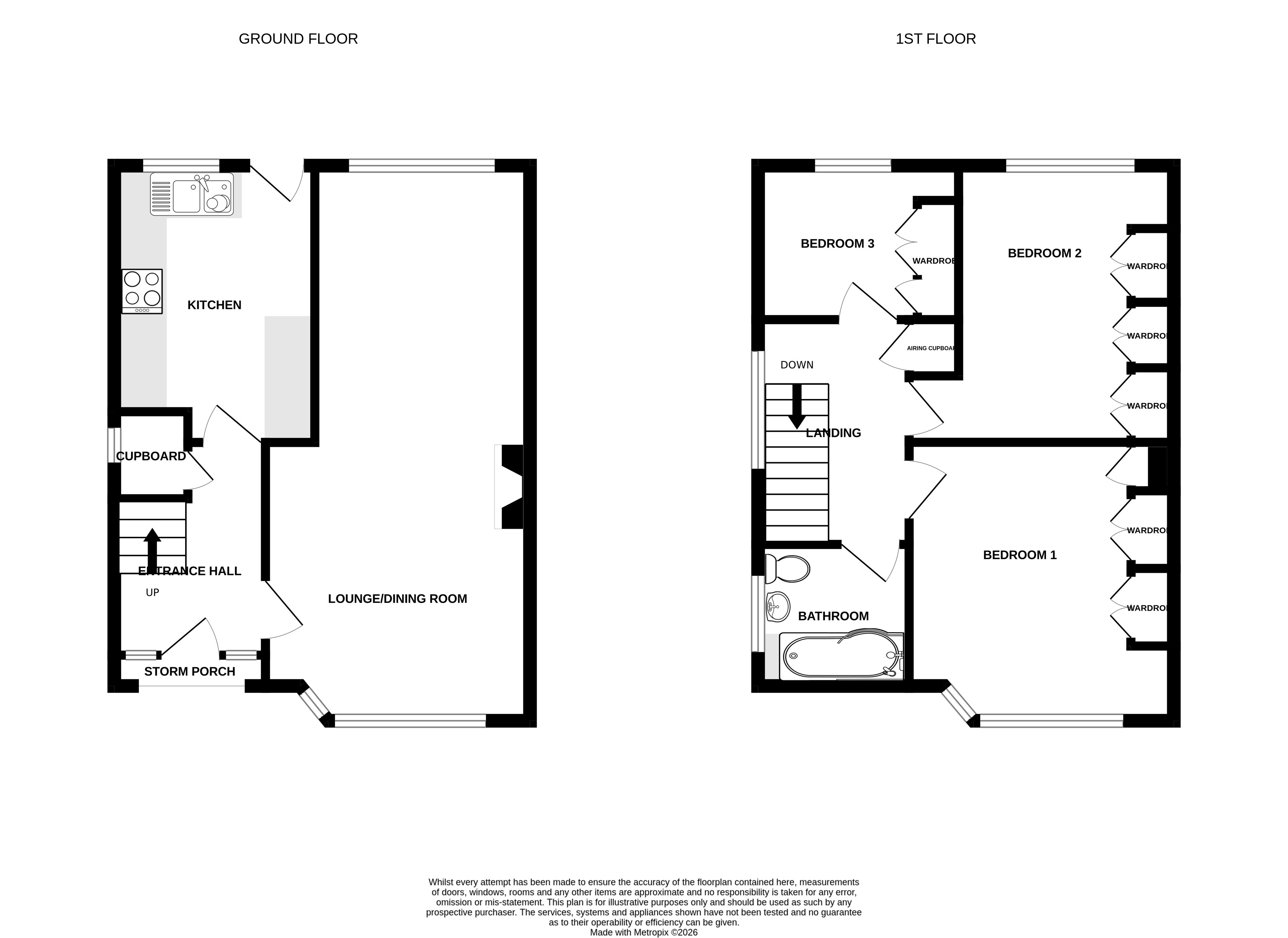 35, Fernlea Grove, Stoke-on-Trent floorplan