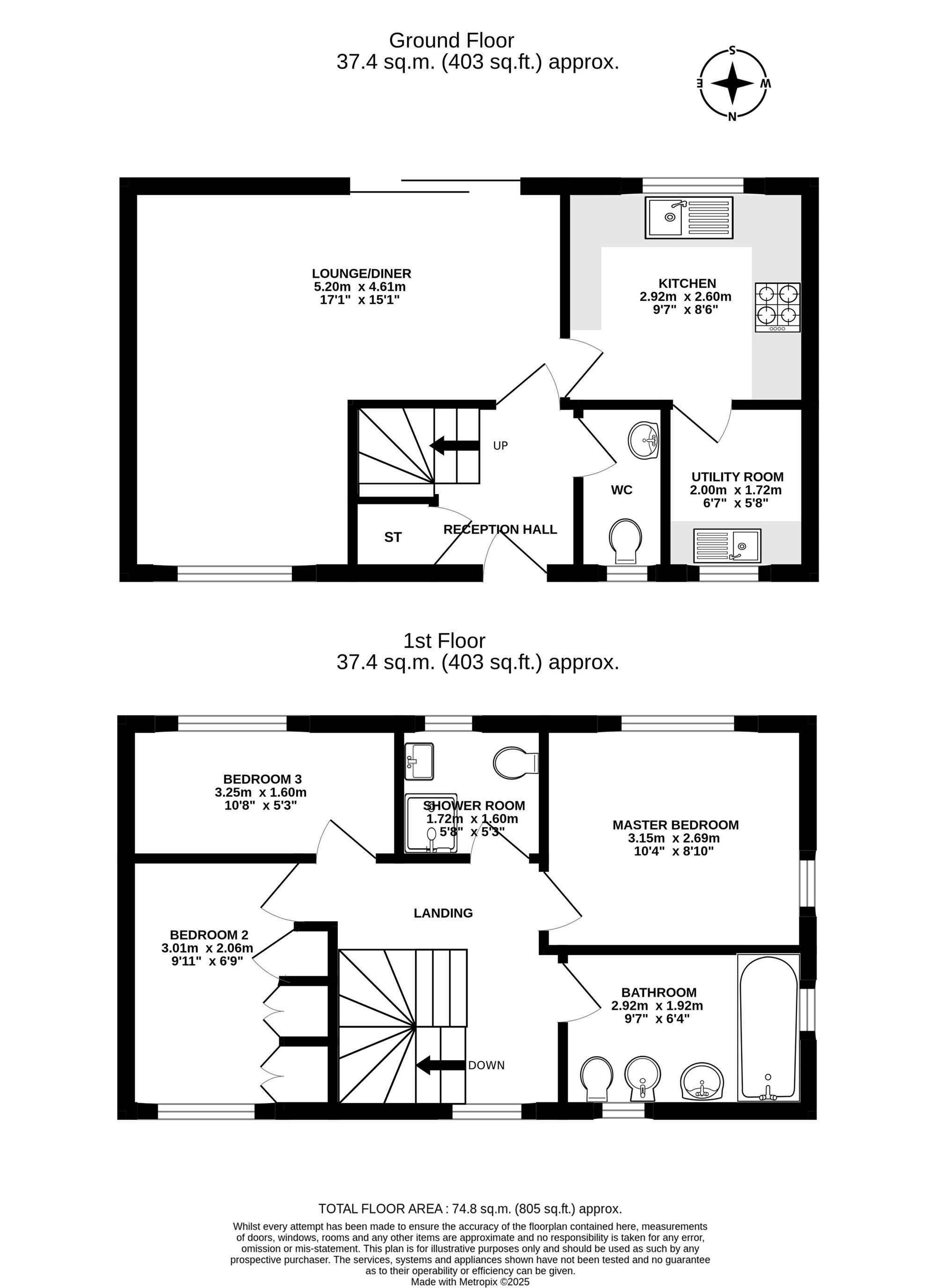 2 Church Court, Chester floorplan