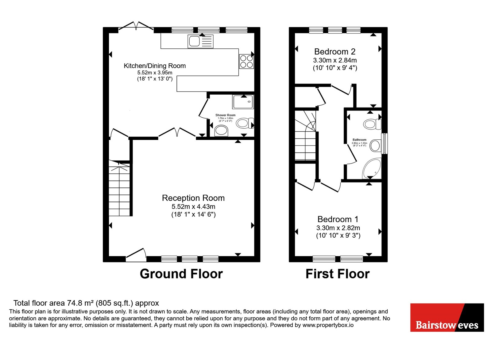 22a,, Queensland Avenue, London floorplan