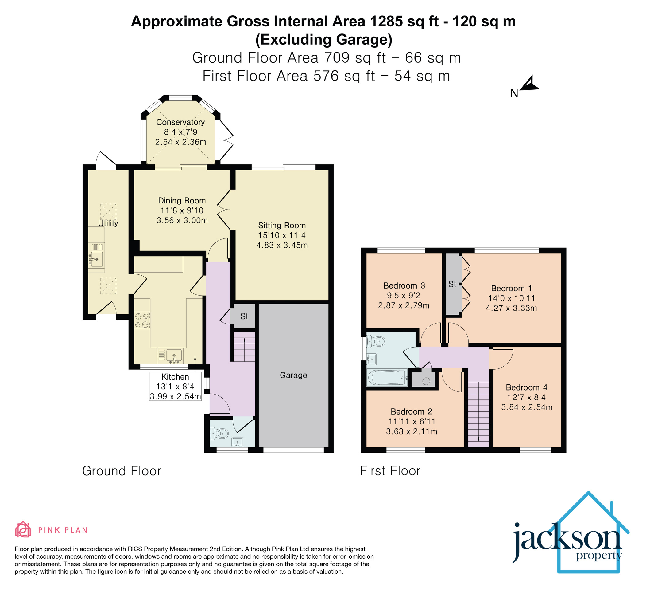13 Quantock Close, Hereford floorplan