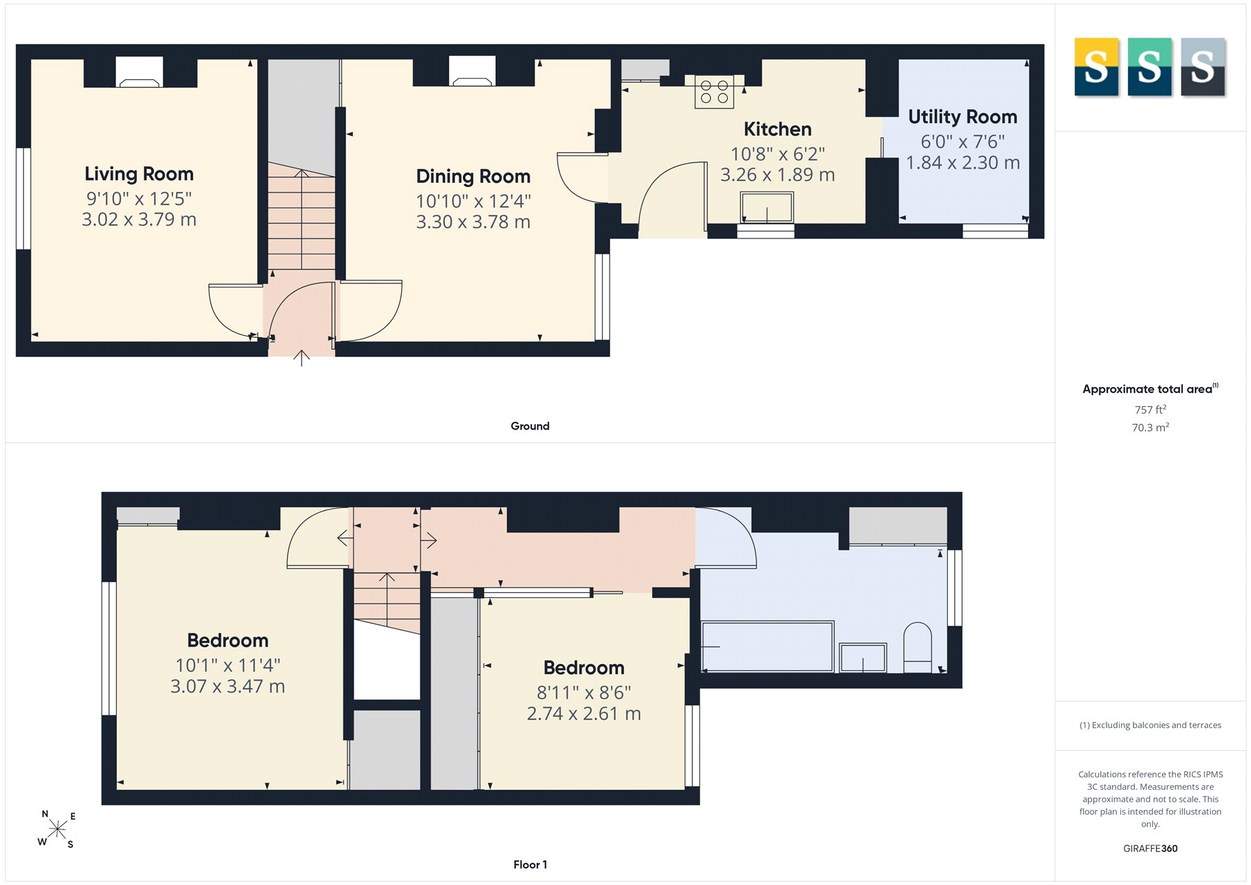 94, Chertsey Road, Surrey floorplan