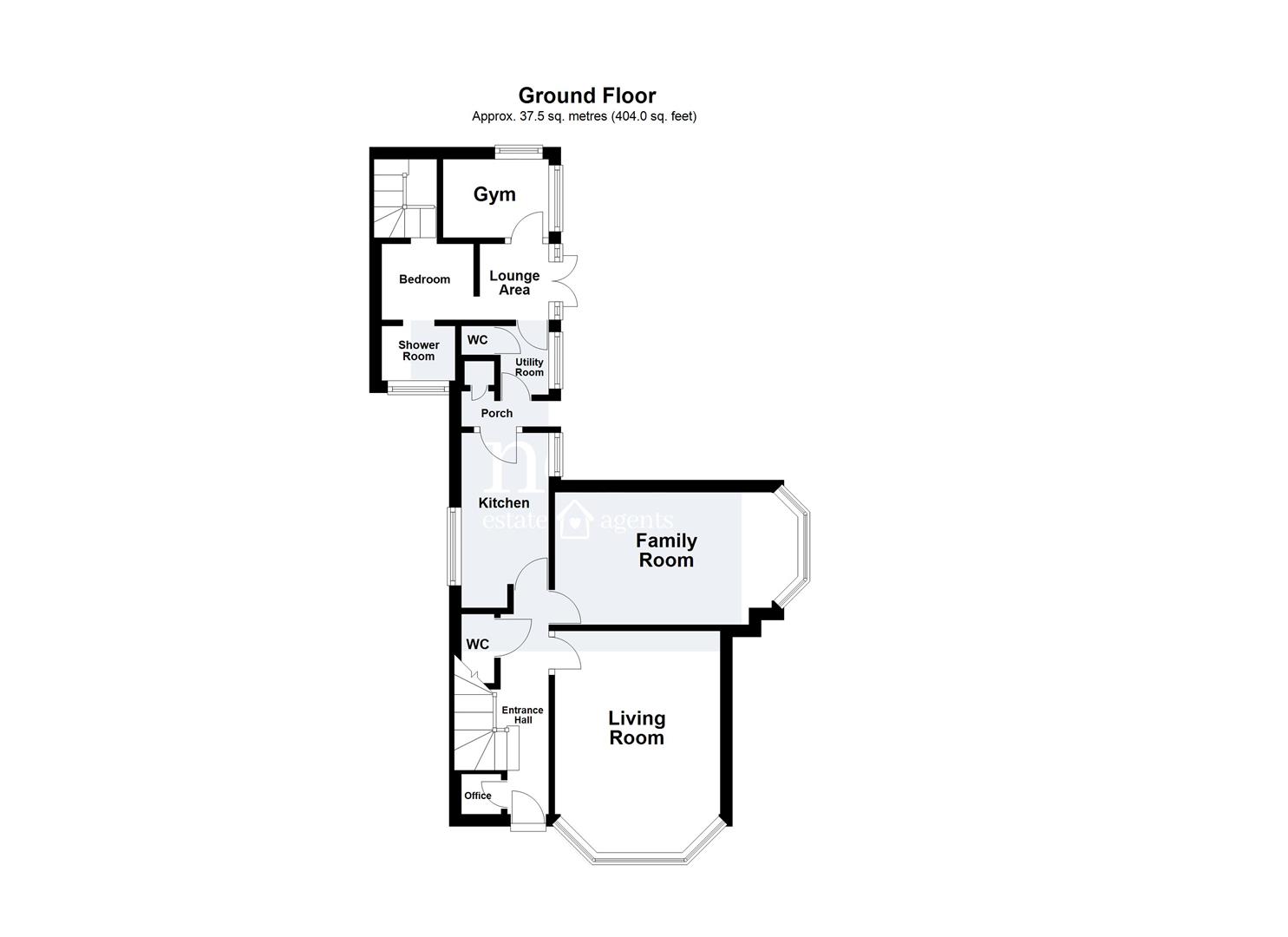 48, Lutterworth Road, Leicester floorplan