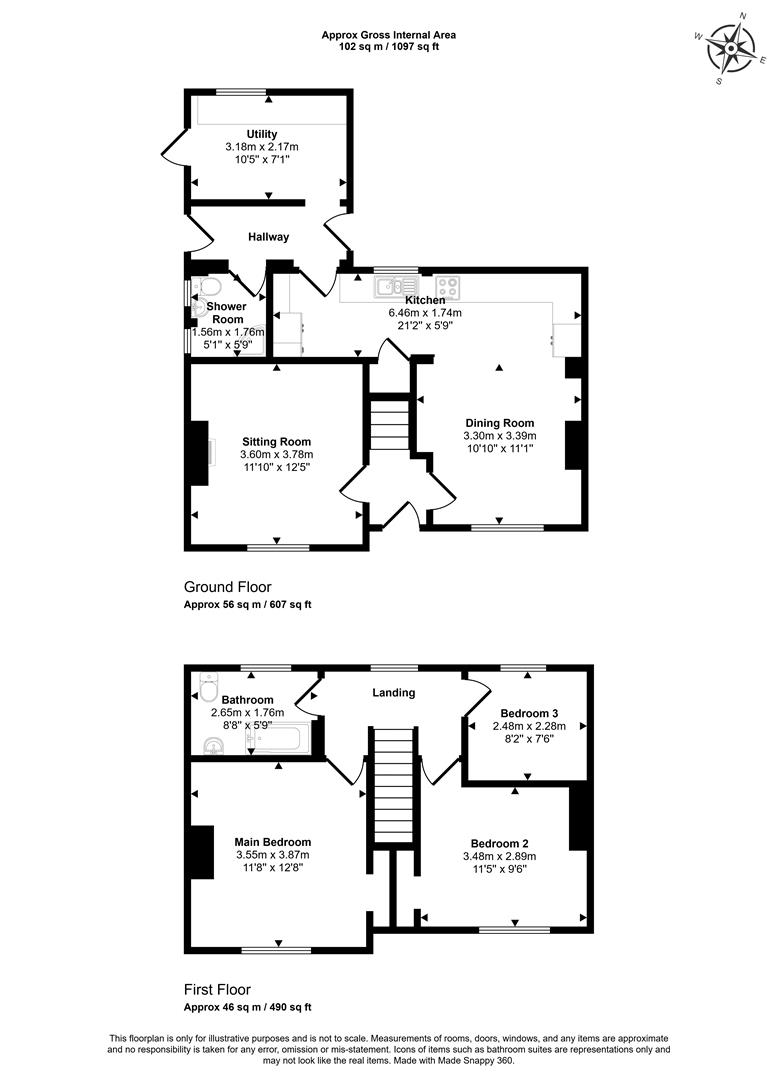 8, Barrowlea, Stalbridge floorplan