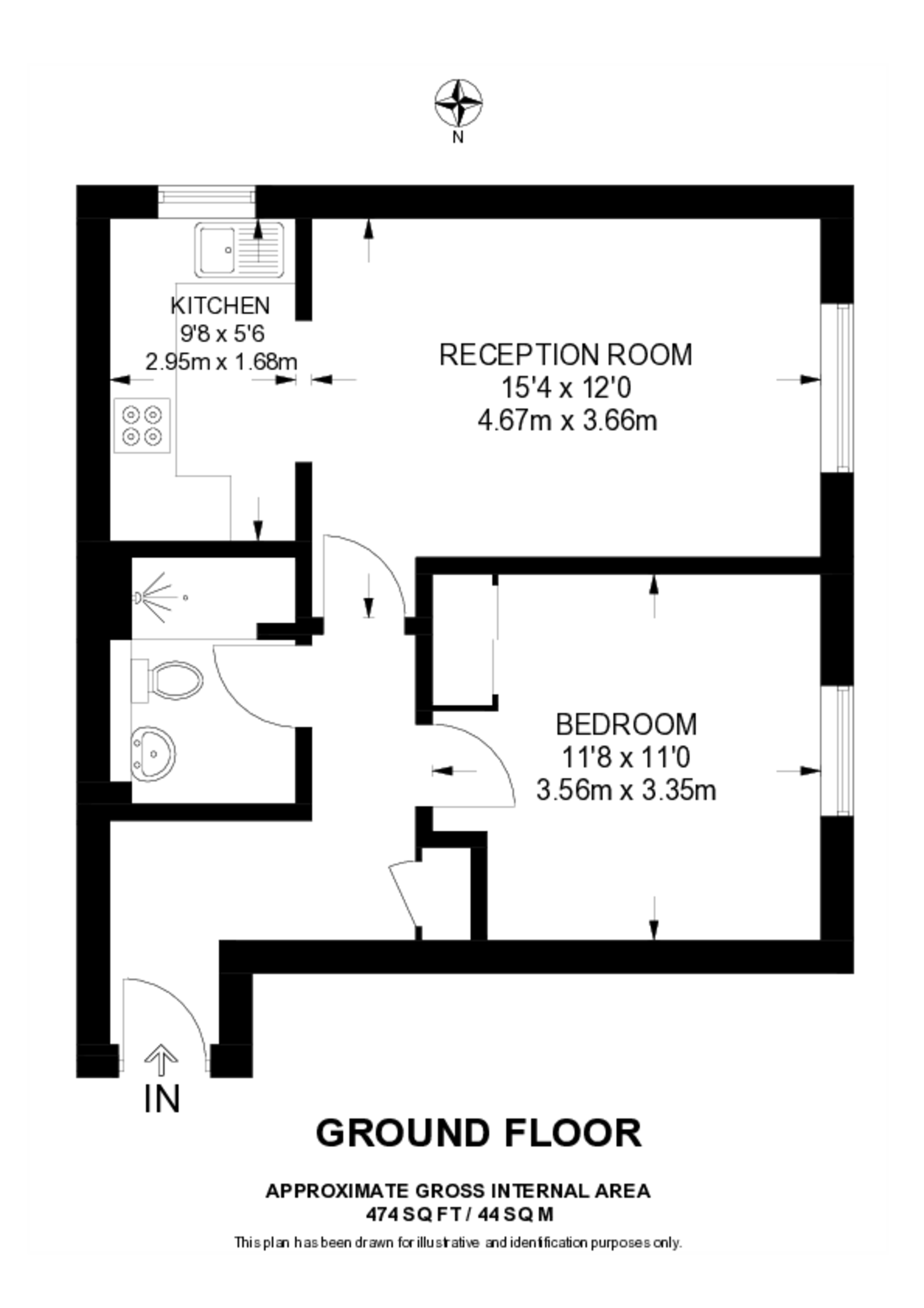 Warwick Road, New Malden floorplan