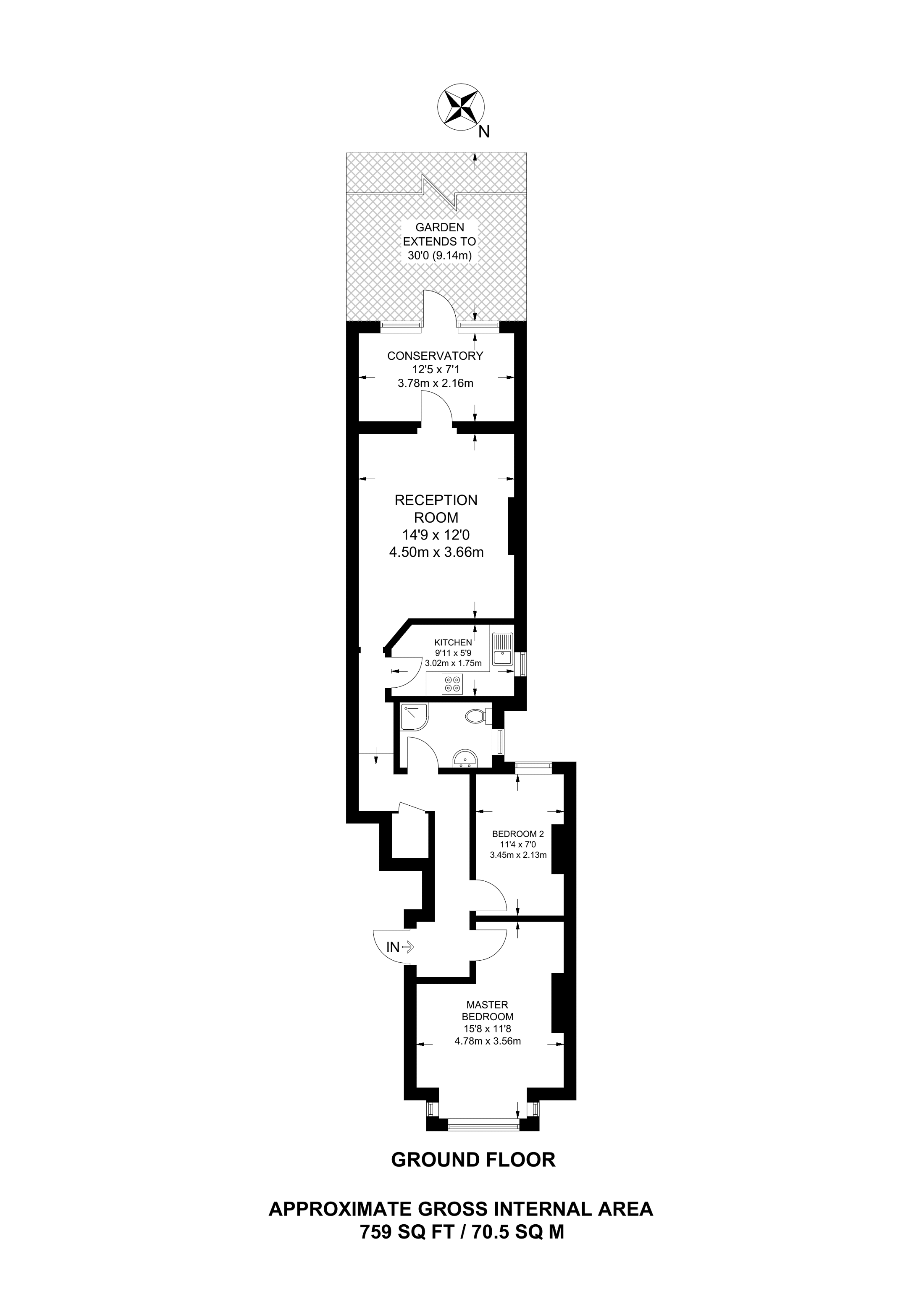 Salisbury Road, Harrow floorplan