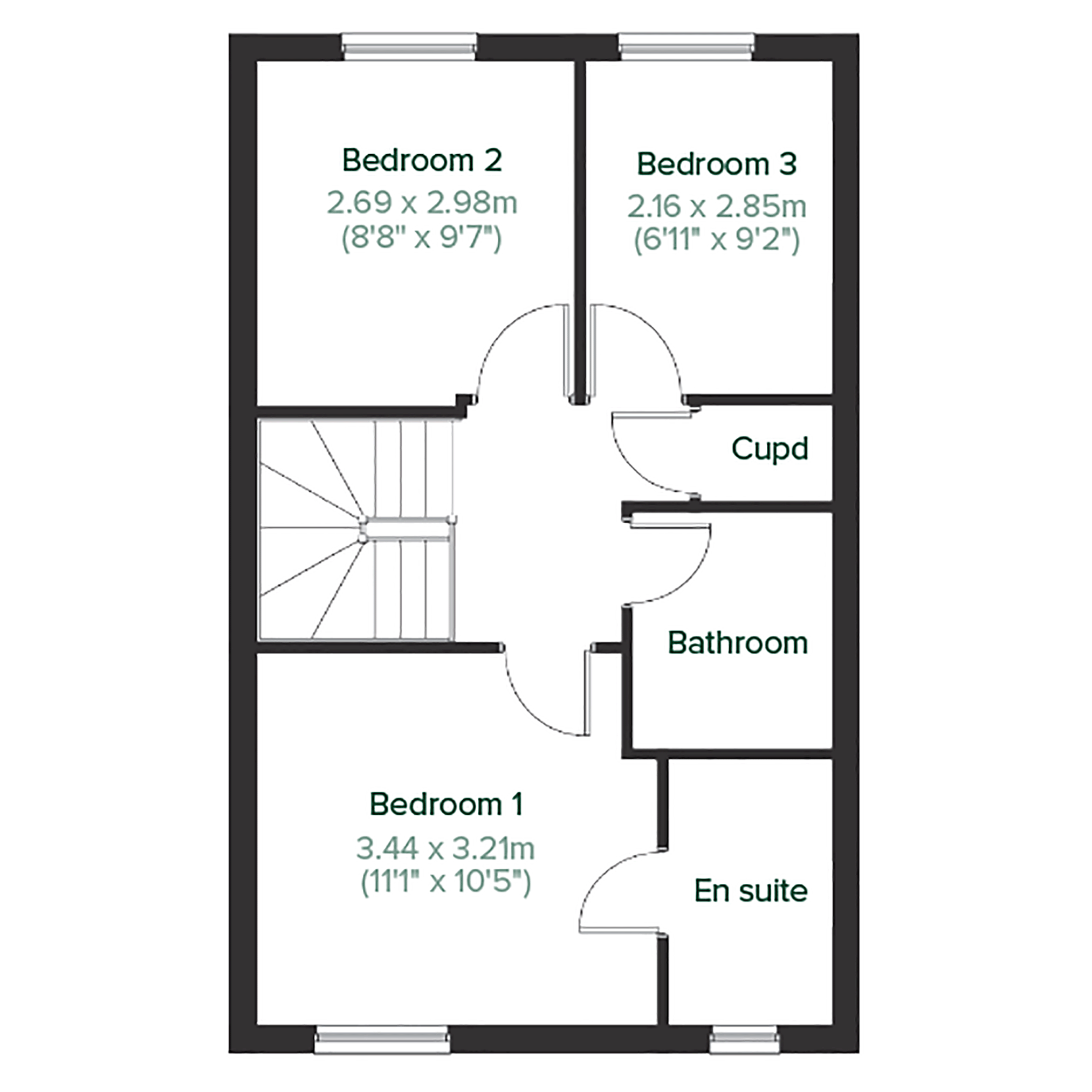 "The Wycliff (Split Level)" at Brackendale Way, Thackley, Bradford BD10