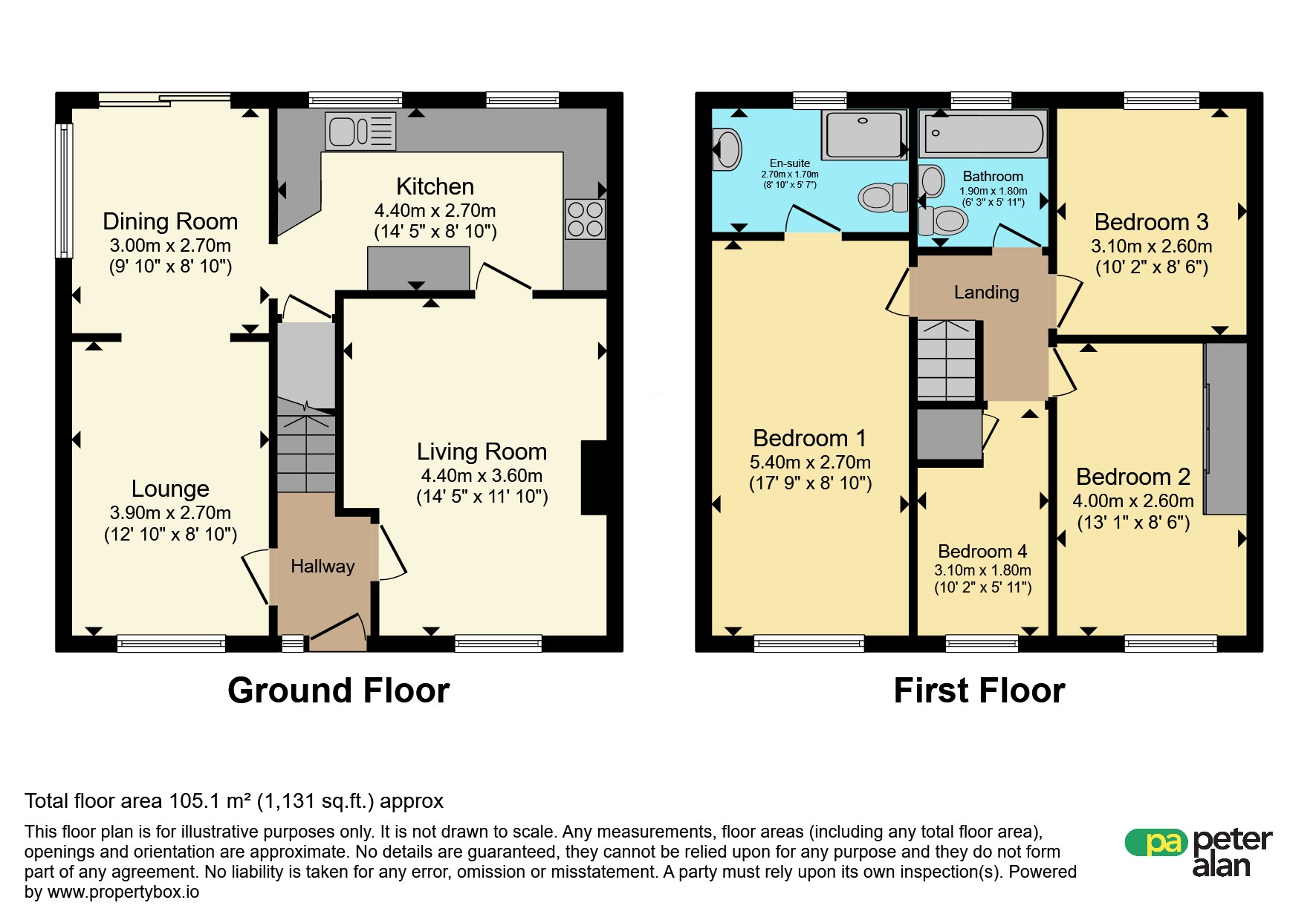 58, Hawthorn Park, PONTYCLUN floorplan